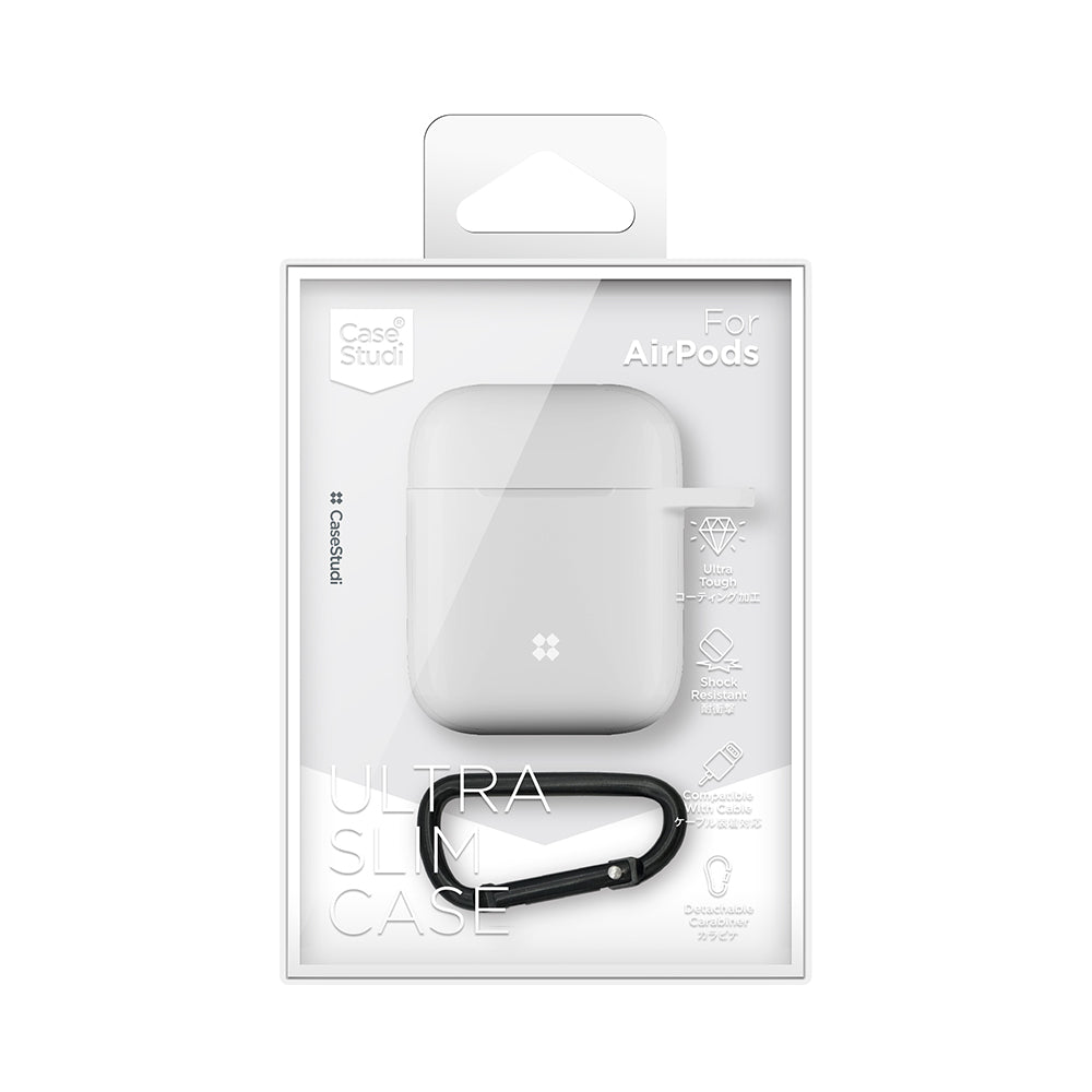 AIRPODS ULTRA SLIM CASE: OFF WHITE