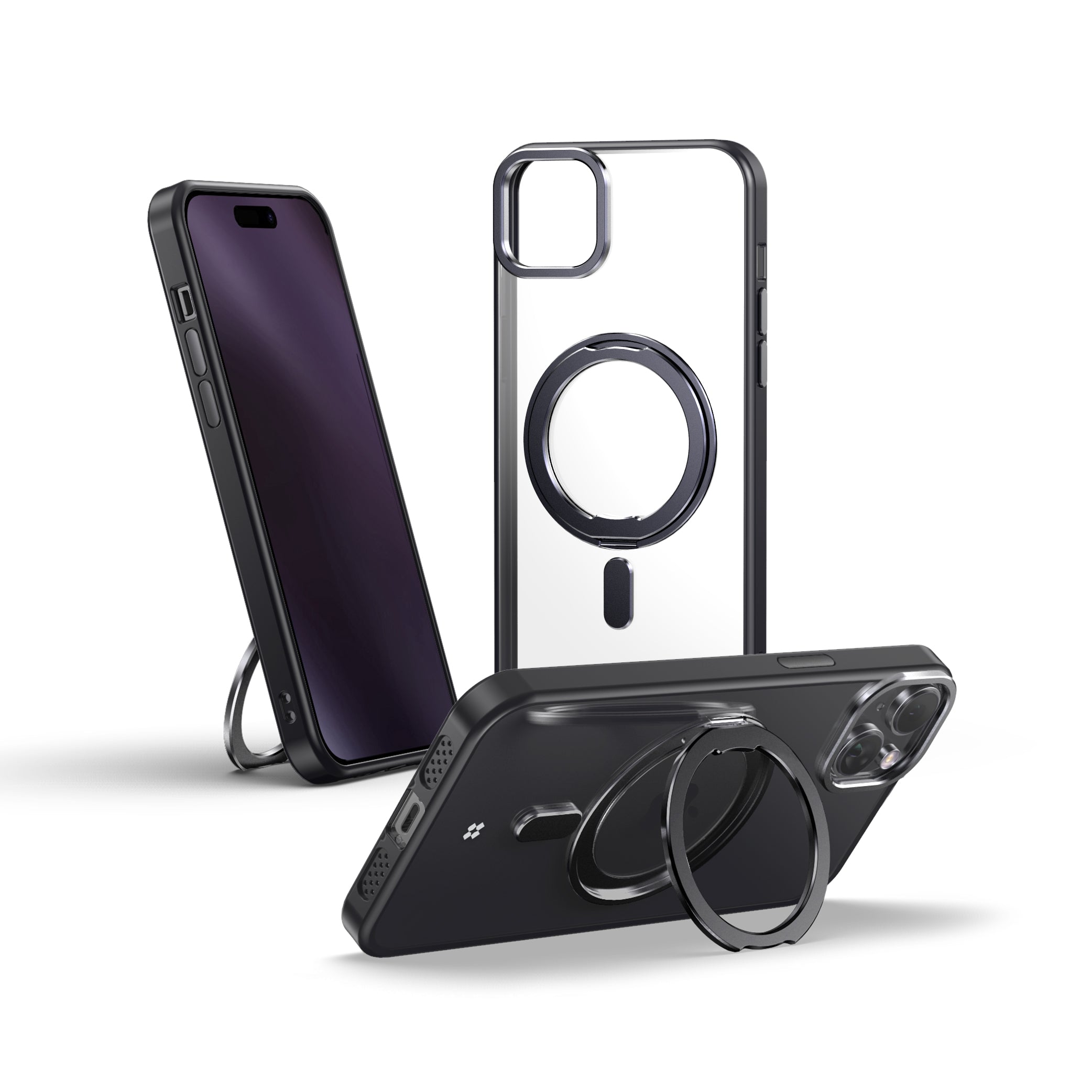 iPhone 15 Pro / Pro Max / 15 / 15 Plus Case: Mag+ Black