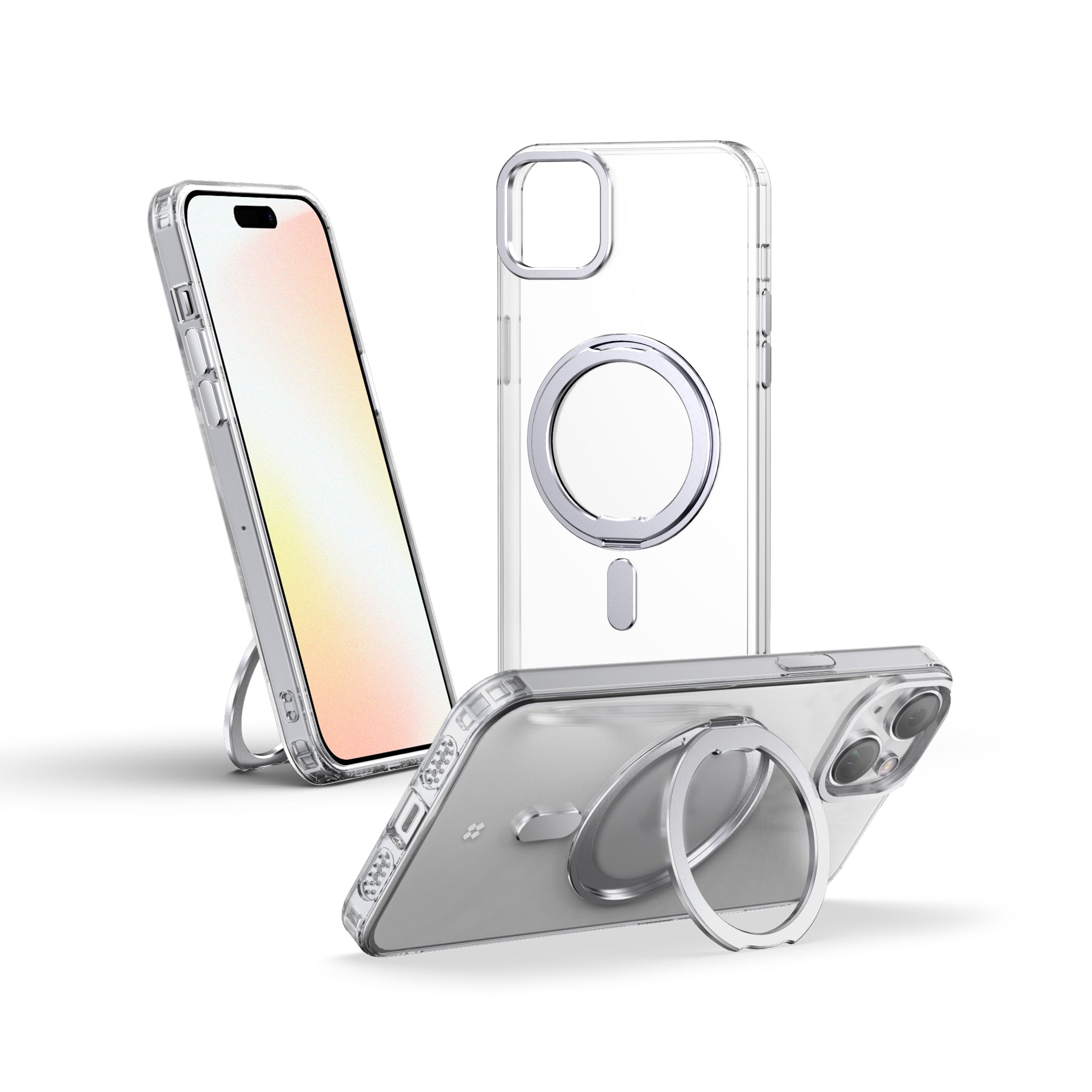 iPhone 15 Pro / Pro Max / 15 / 15 Plus Case: Mag+ Clear