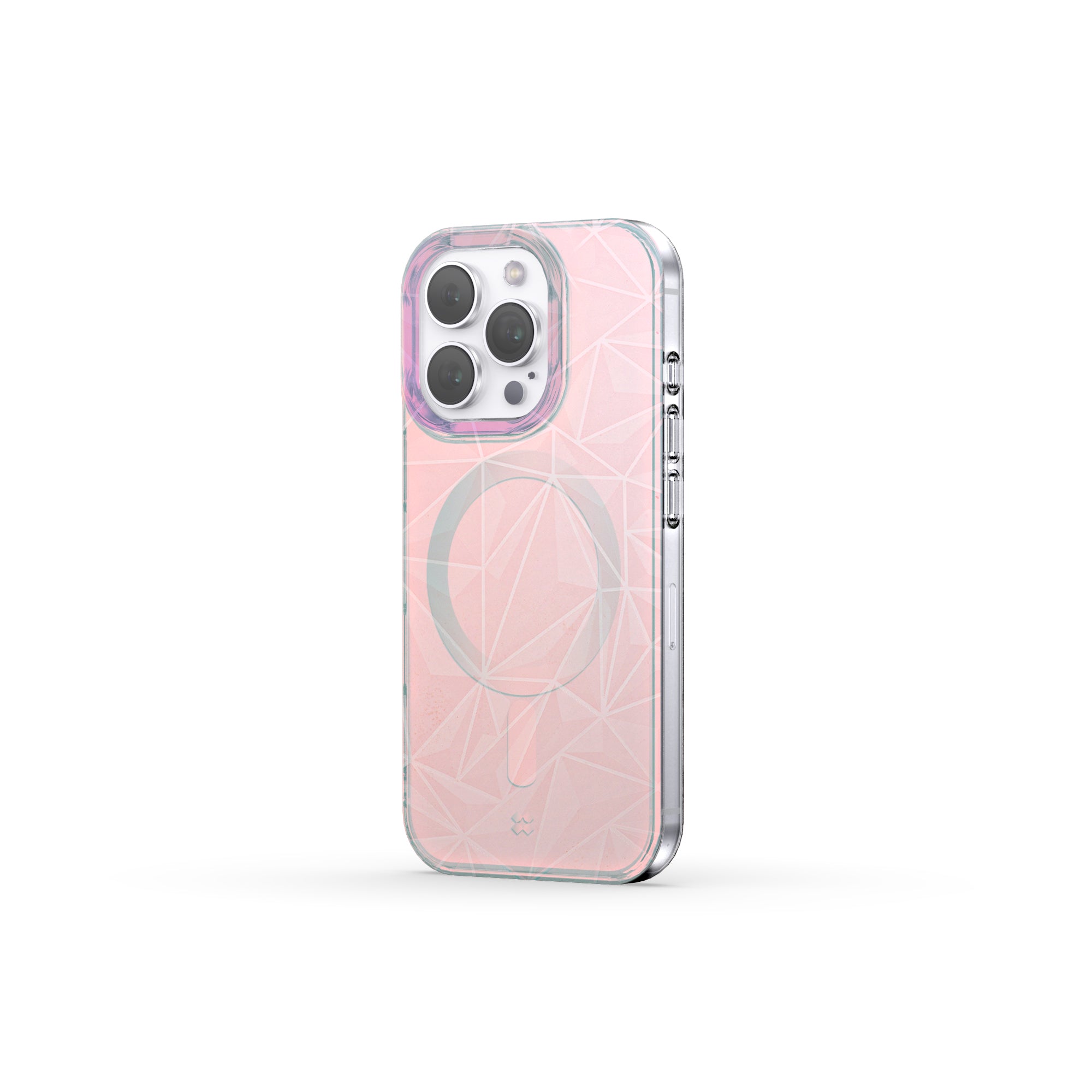 Durable TPU and PC materials combine in this iPhone 16 6.3 inch case, featuring a beautiful diamond pattern and wireless charging support.