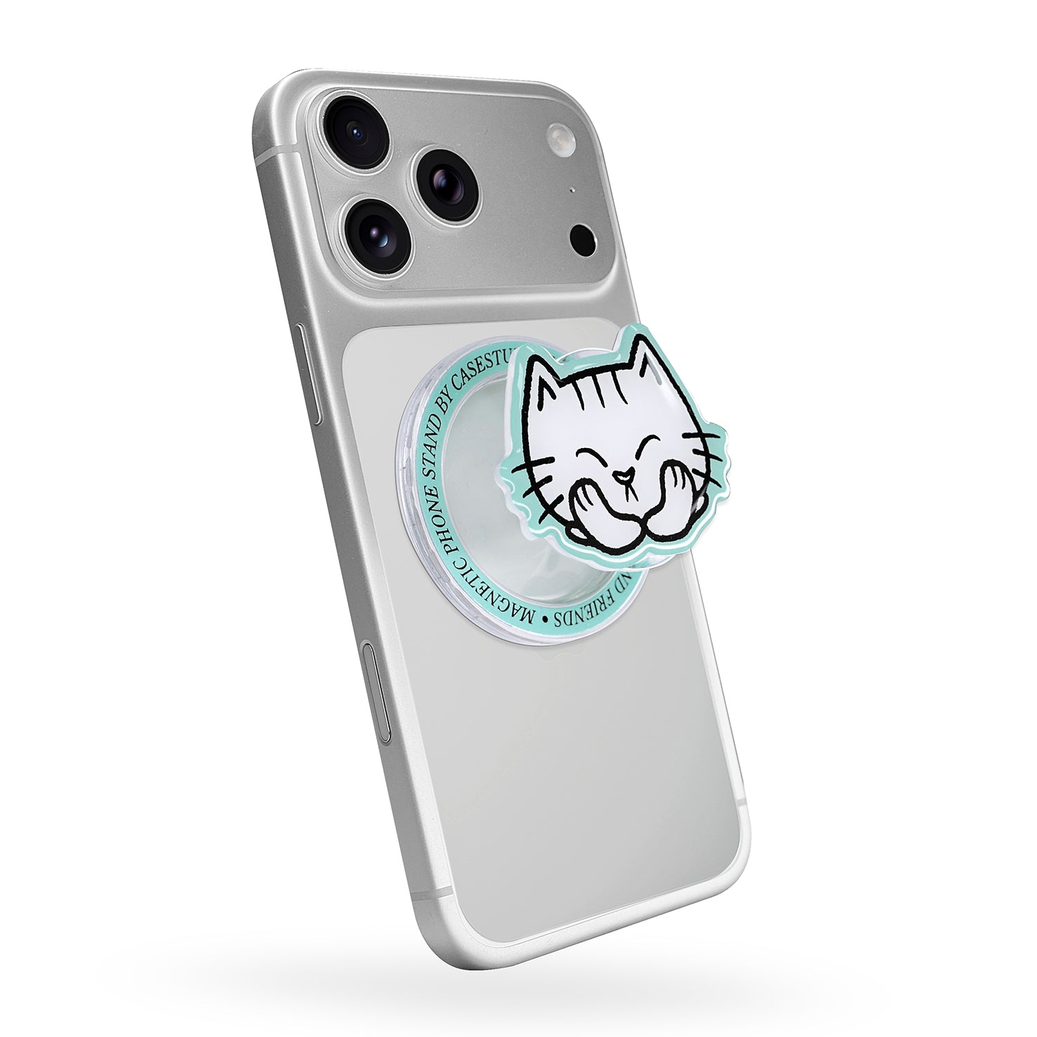 CASESTUDI MAGGRID GREEN (MAGNETIC GRIP AND STAND FOR SMARTPHONE)