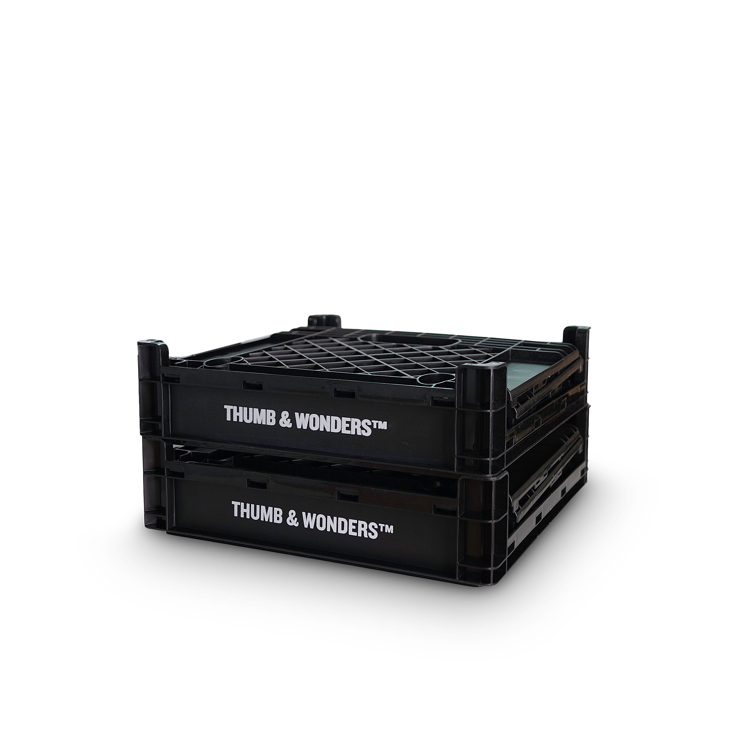 Duo Bundle Set (2-Unit Pack) by Thumb & Wonders. Enjoy a bundle discount on this modular storage solution for growing vinyl collections.