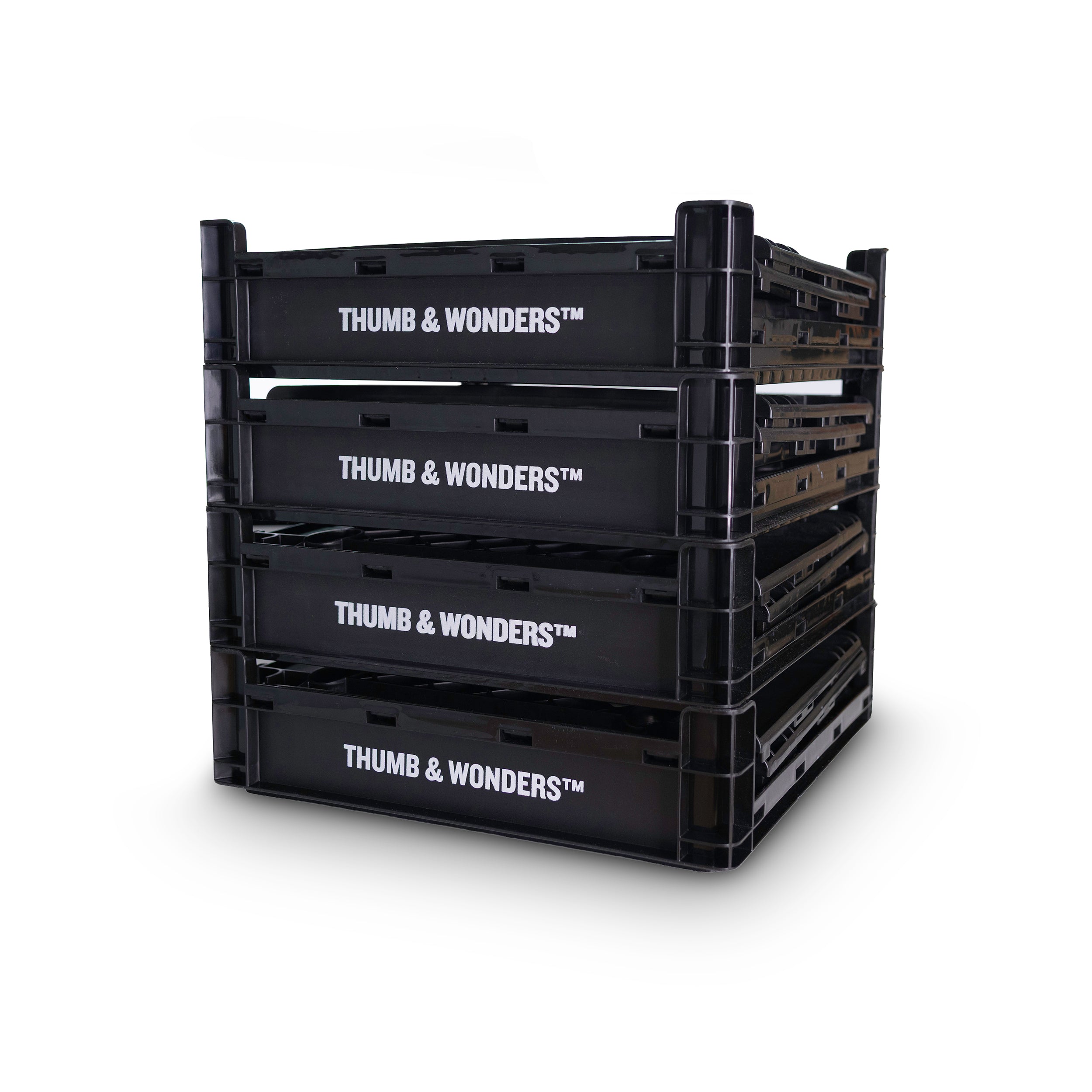 Quartet Bundle Set (4-Unit Pack). Our ultimate storage deal for serious music archives, offering maximum durability and space-saving utility.