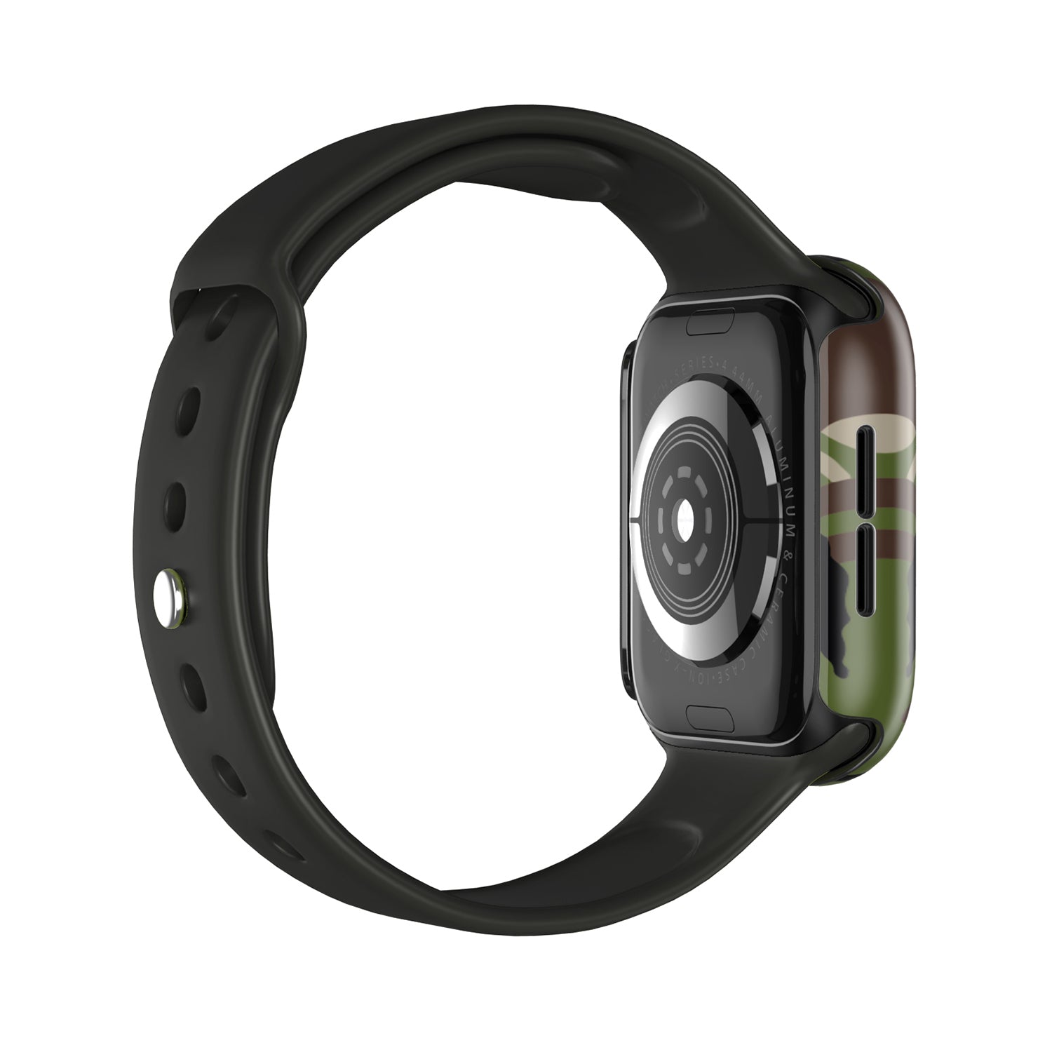 APPLE WATCH (44mm) PRISMART CASE: CAMO WOOD Series 6/5/4/SE