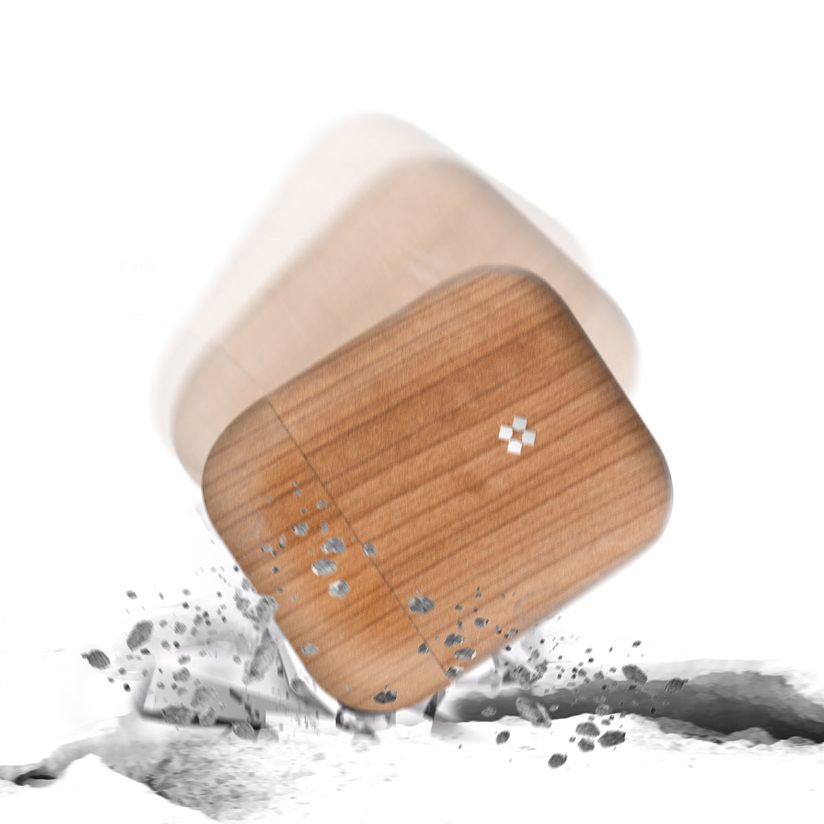 AIRPODS PRISMART CASE: WOOD CAMEL