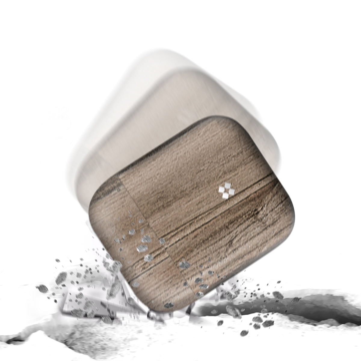 AIRPODS PRISMART 保護殼：木棕色