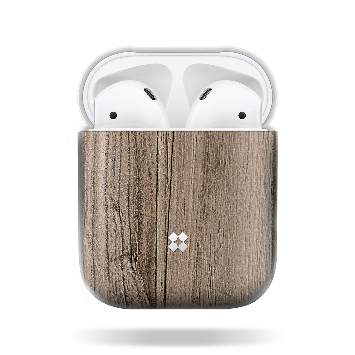 AIRPODS プリスマートケース: ウッドブラウン