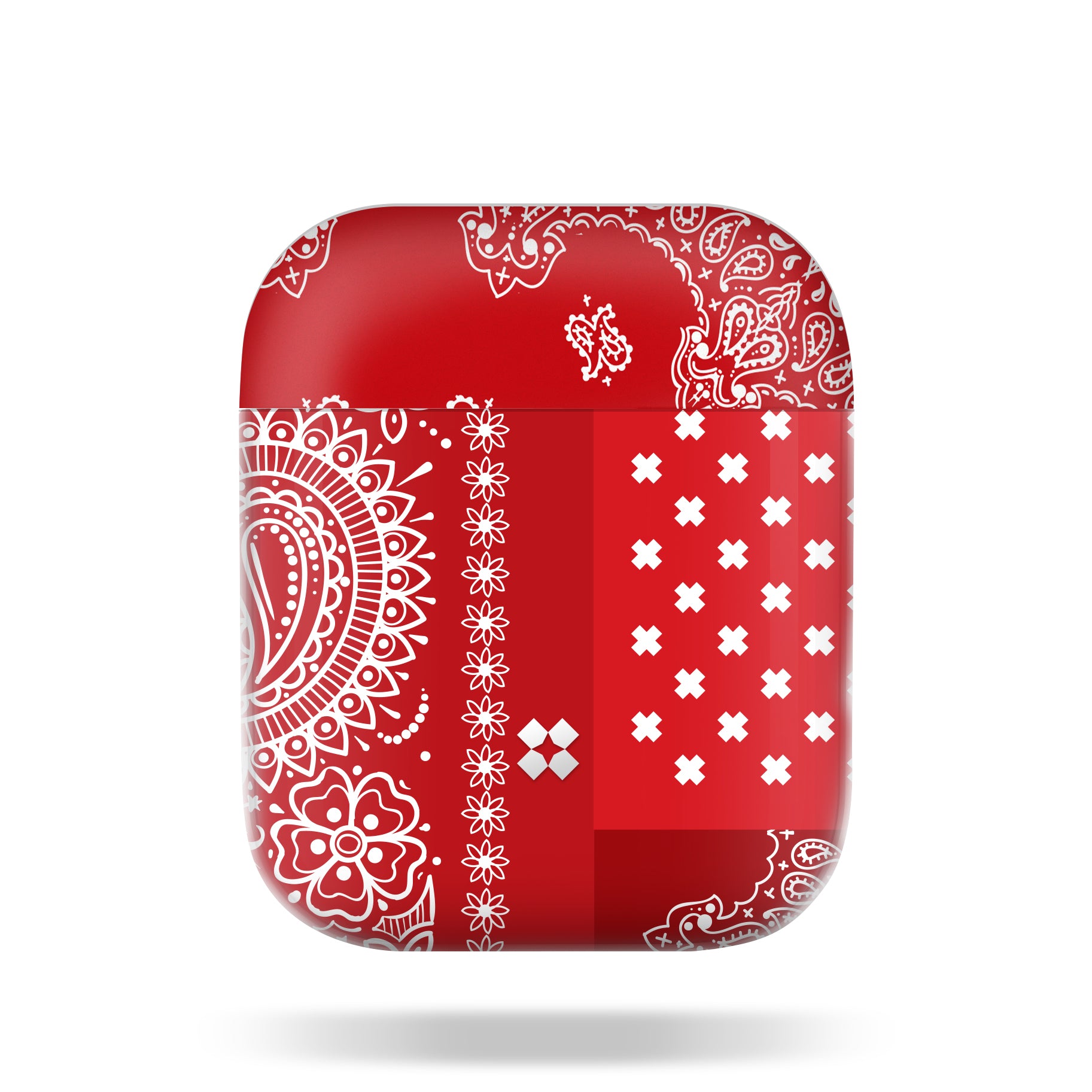 AIRPODS PRISMART CASE: PAISLEY RED
