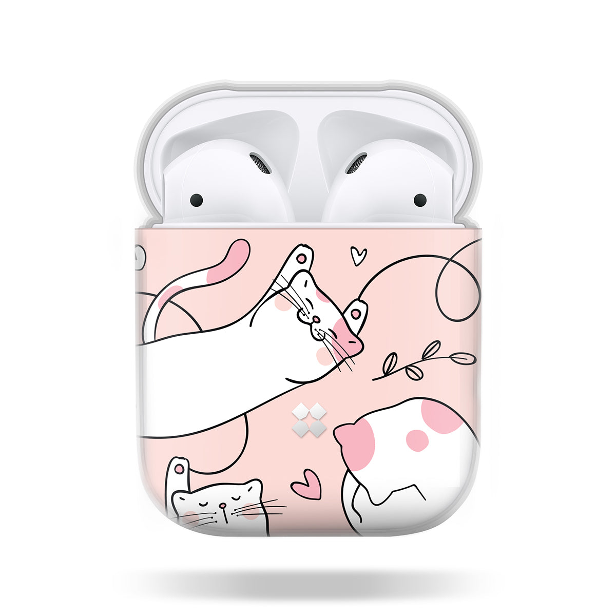 AIRPODS プリスマートケース: ピンクキャット