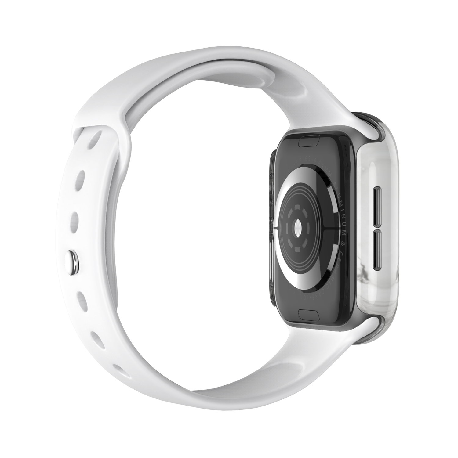 APPLE WATCH (40mm) PRISMARTケース: マーブルホワイト シリーズ6/5/4/SE