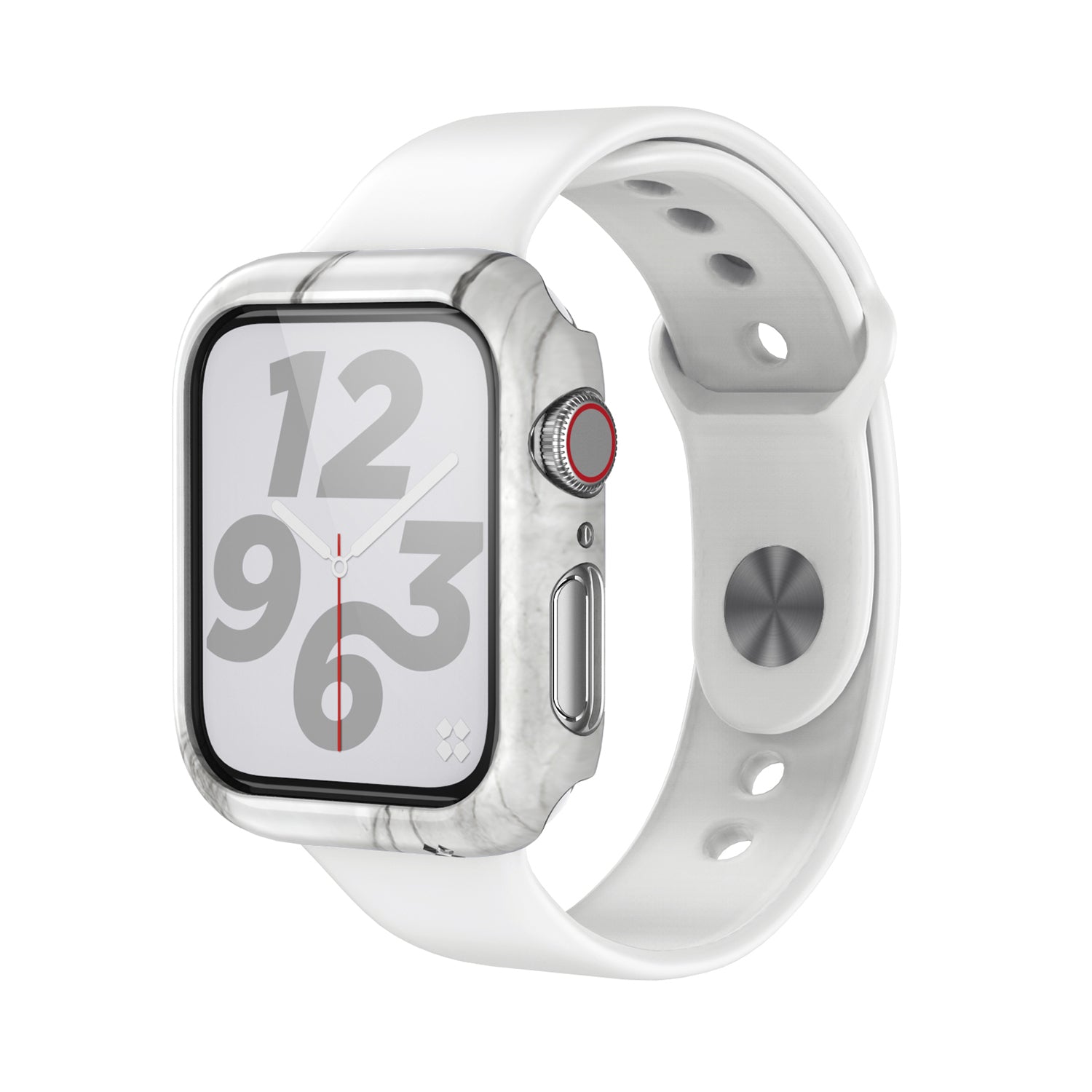 APPLE WATCH (40mm) PRISMARTケース: マーブルホワイト シリーズ6/5/4/SE