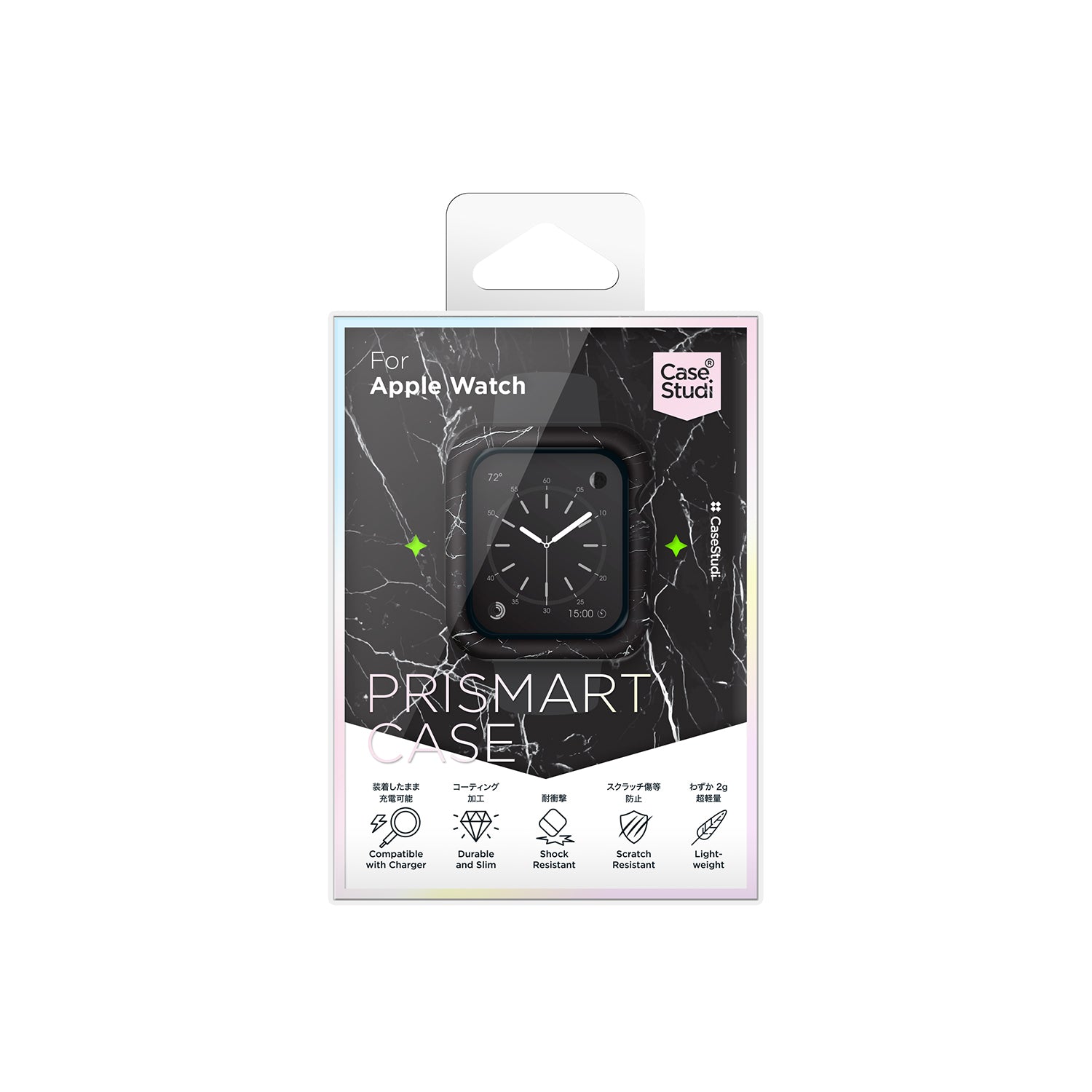 APPLE WATCH (40mm) PRISMART CASE: MARBLE BLACK Series 6/5/4/SE