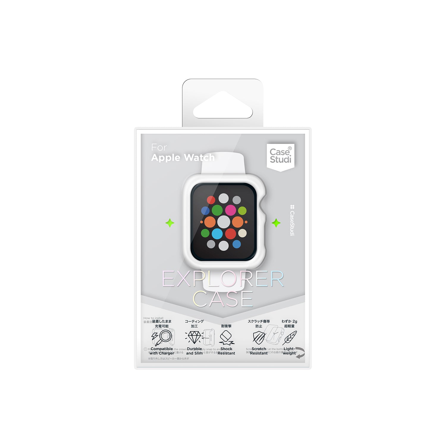 APPLE WATCH (40mm) EXPLORER CASE: PEARL WHITE Series 6/5/4/SE