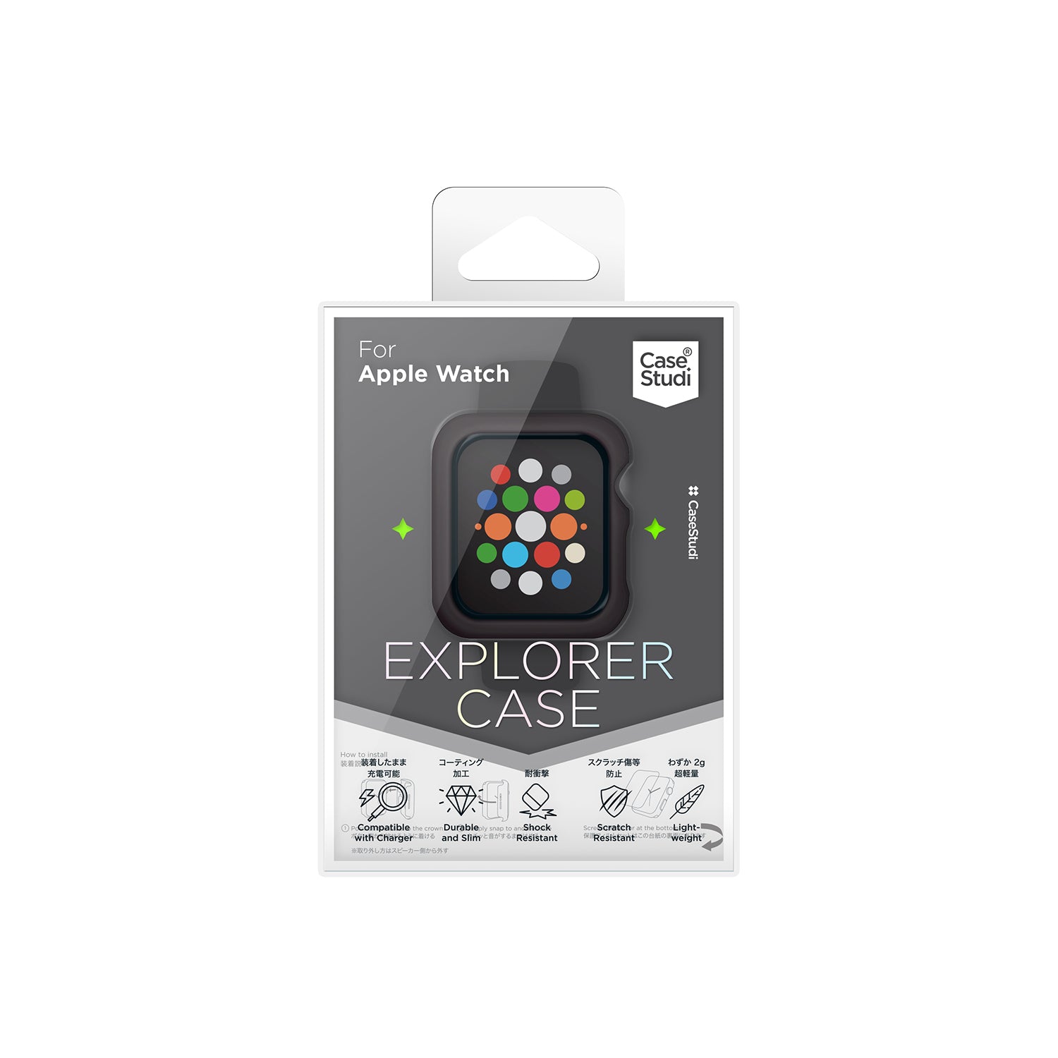 APPLE WATCH (40 mm) EXPLORER 錶殼：炭黑系列 6/5/4/SE