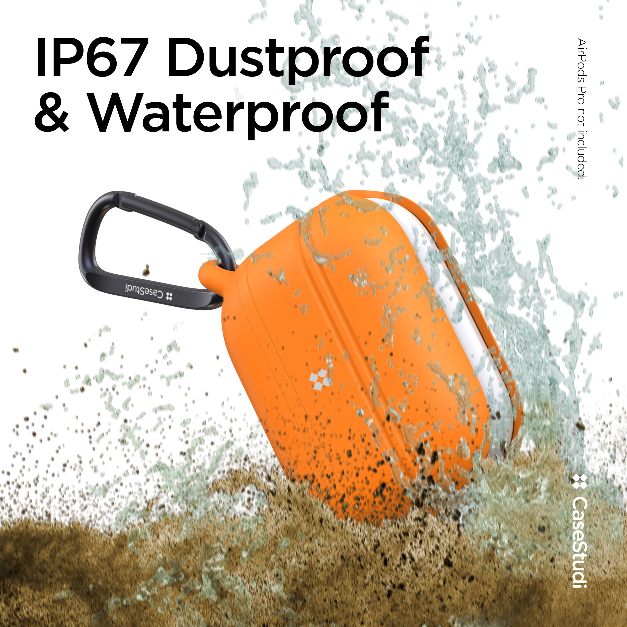 AIRPODS PRO WATERPROOF CASE: ORANGE