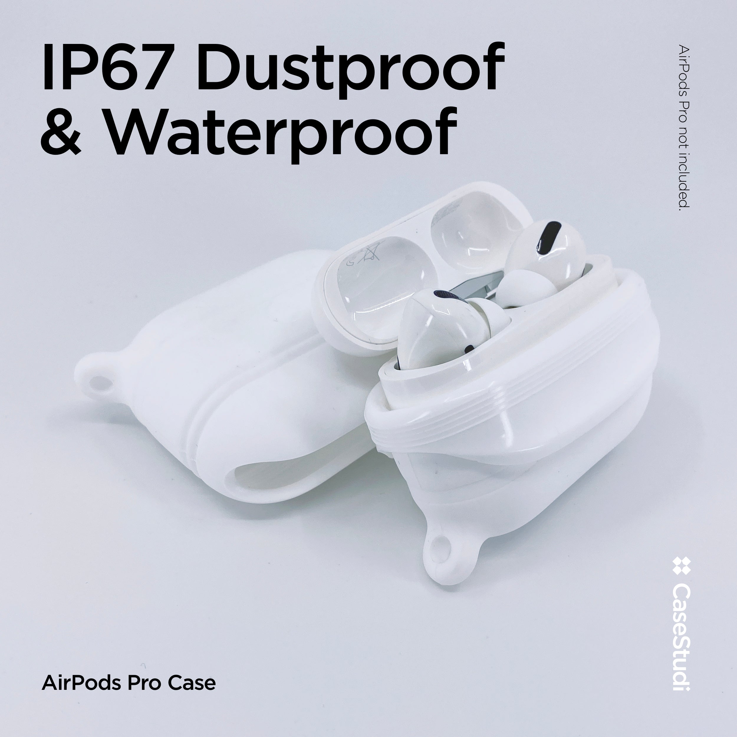 AIRPODS PRO WATERPROOF CASE: WHITE
