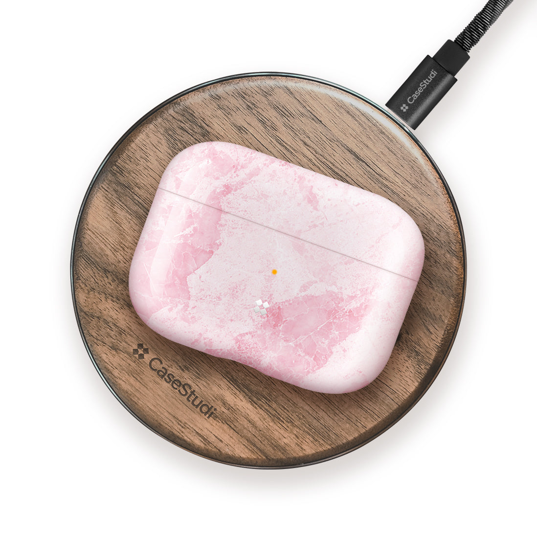 AIRPODS PRO プリスマートケース: マーブルピンク
