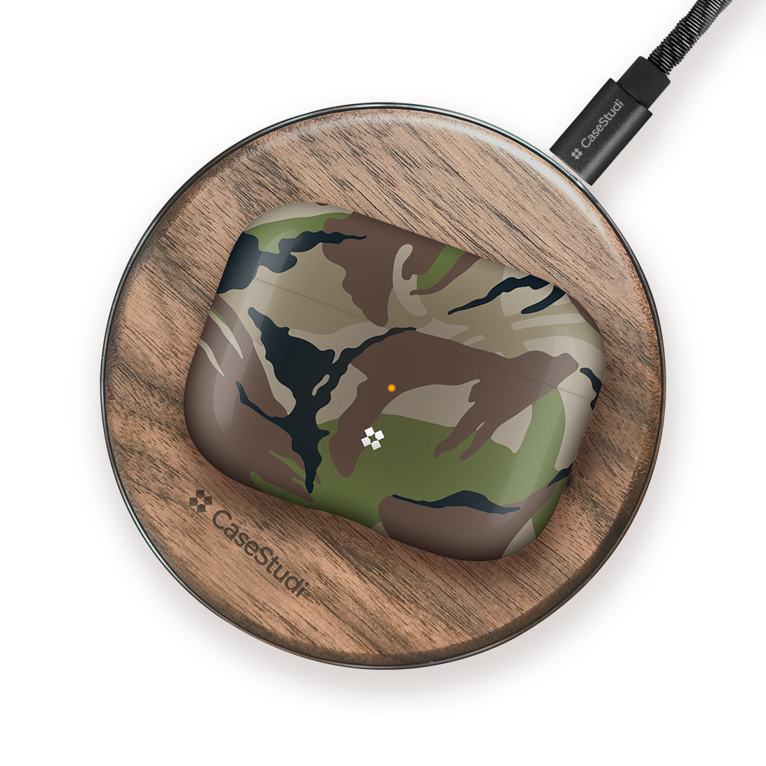 AIRPODS PRO PRISMART CASE: CAMO WOOD