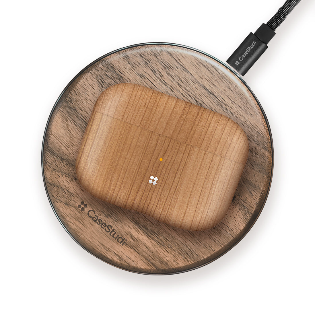 AIRPODS PRO PRISMART CASE: WOOD CAMEL