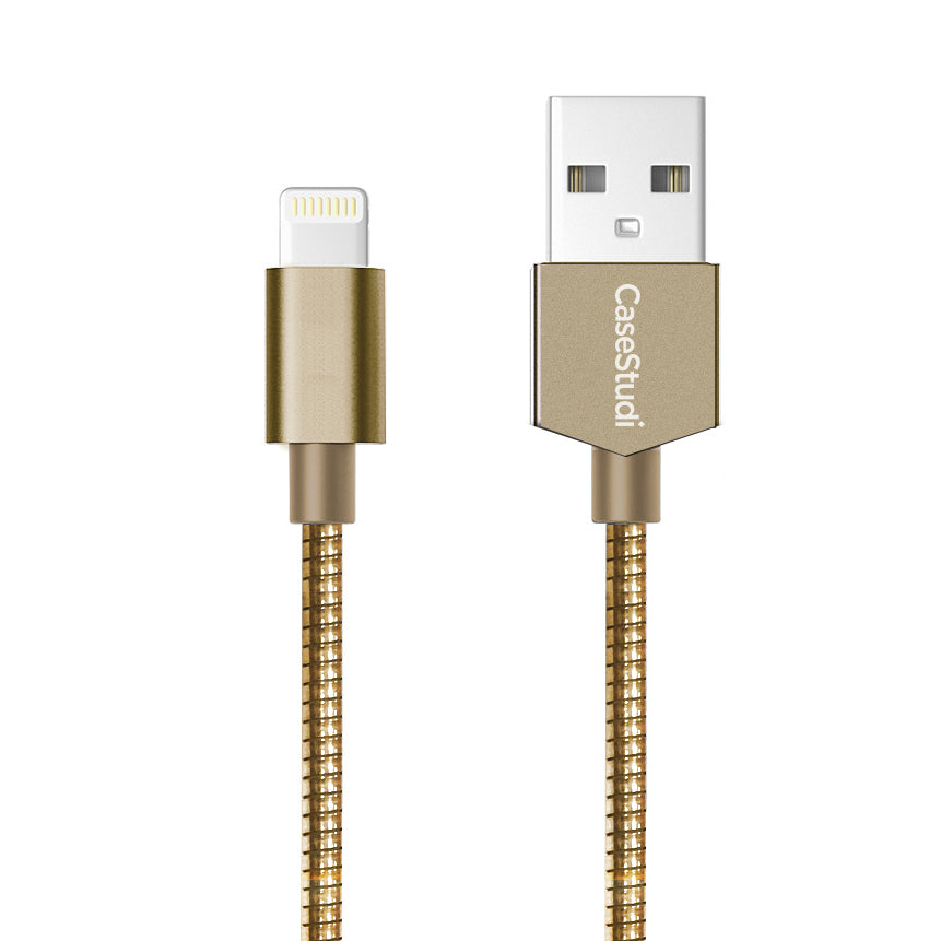 LIGHTNING CABLE: ARMOUR GOLD 1M