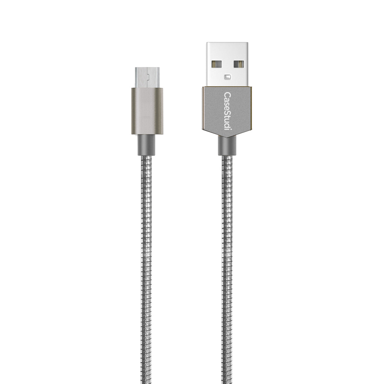 MICRO USB CABLE: ARMOUR SILVER 1M