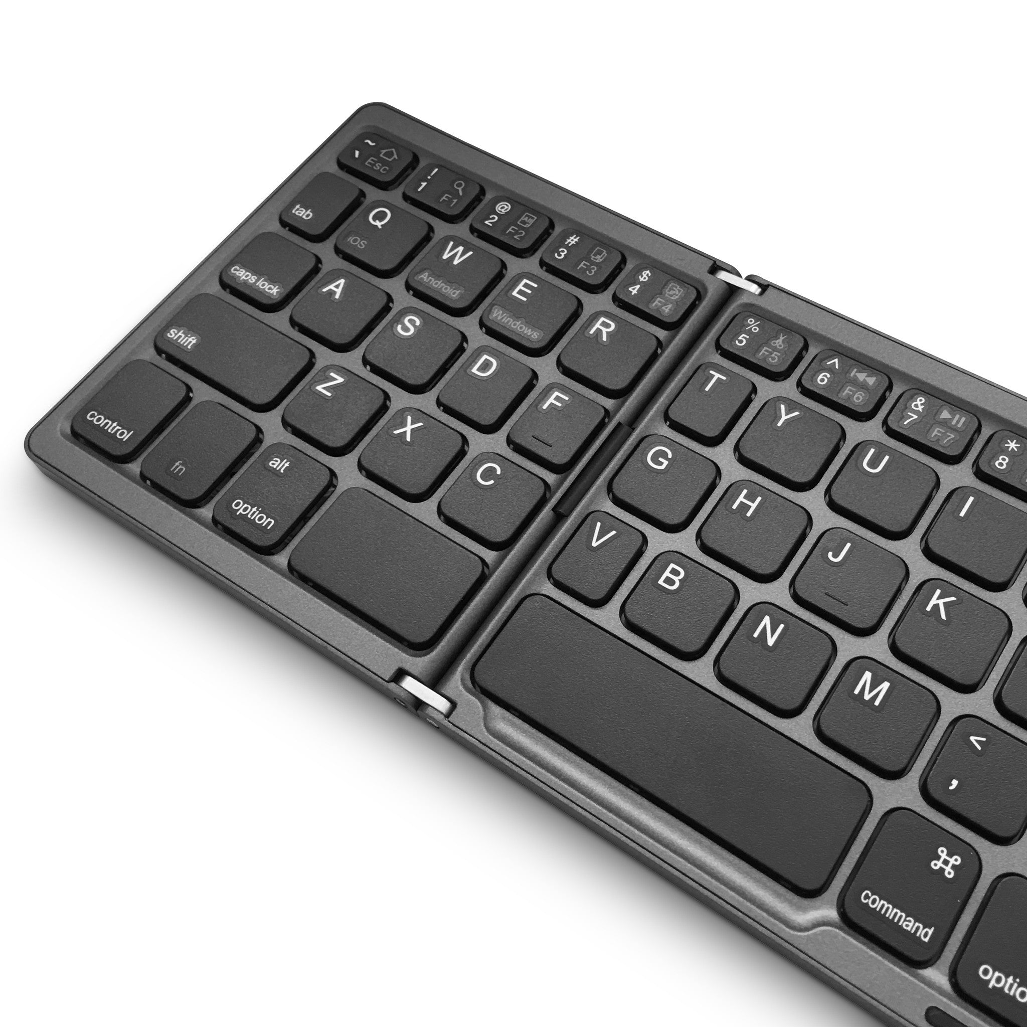 FOLDBOARD TOUCH: FOLDING KEYBOARD WITH TOUCHPAD (BLACK)