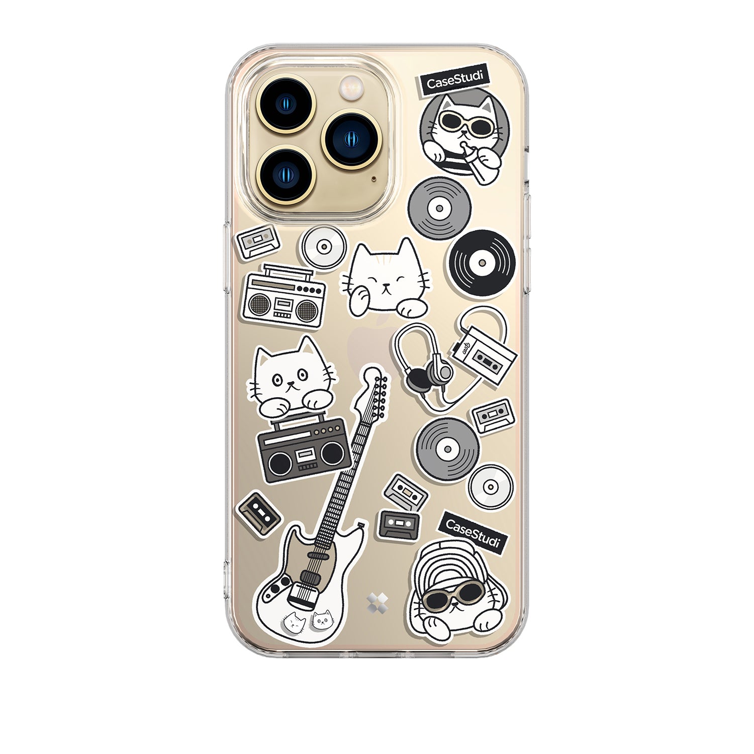 iPhone 14 Pro / Pro Max / 14 / 14 Plus Case: Cast Music Cat