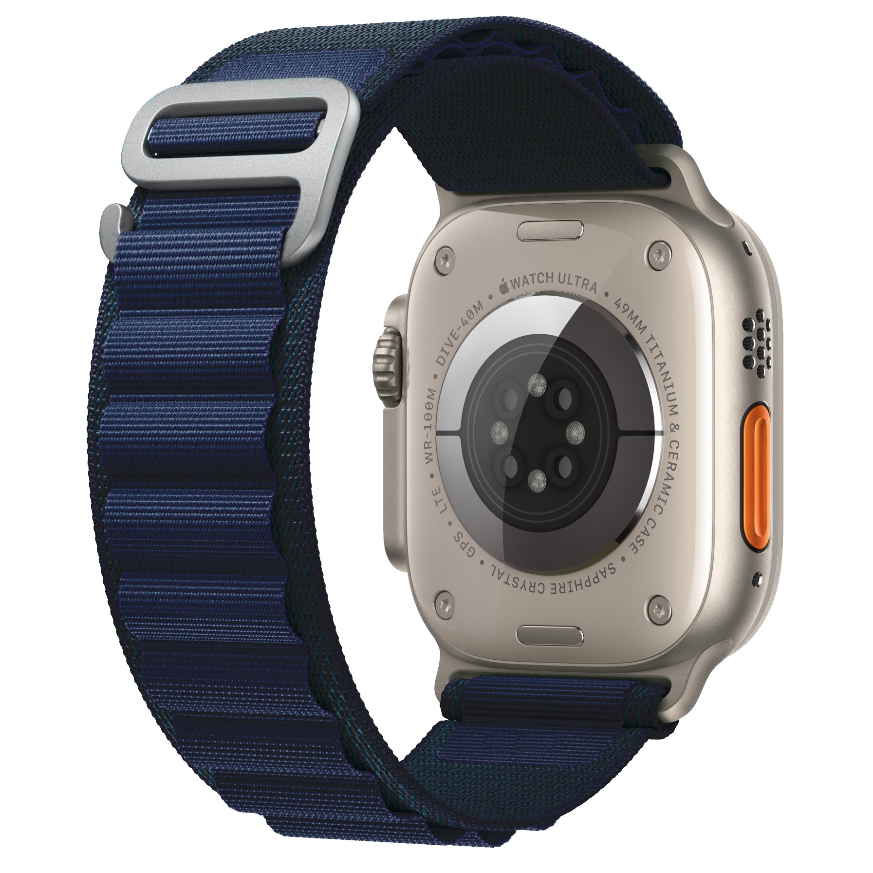 APPLE WATCH シリーズ ULTRA/8/7/6/5/4/3/SE ローバーバンド: ネイビー