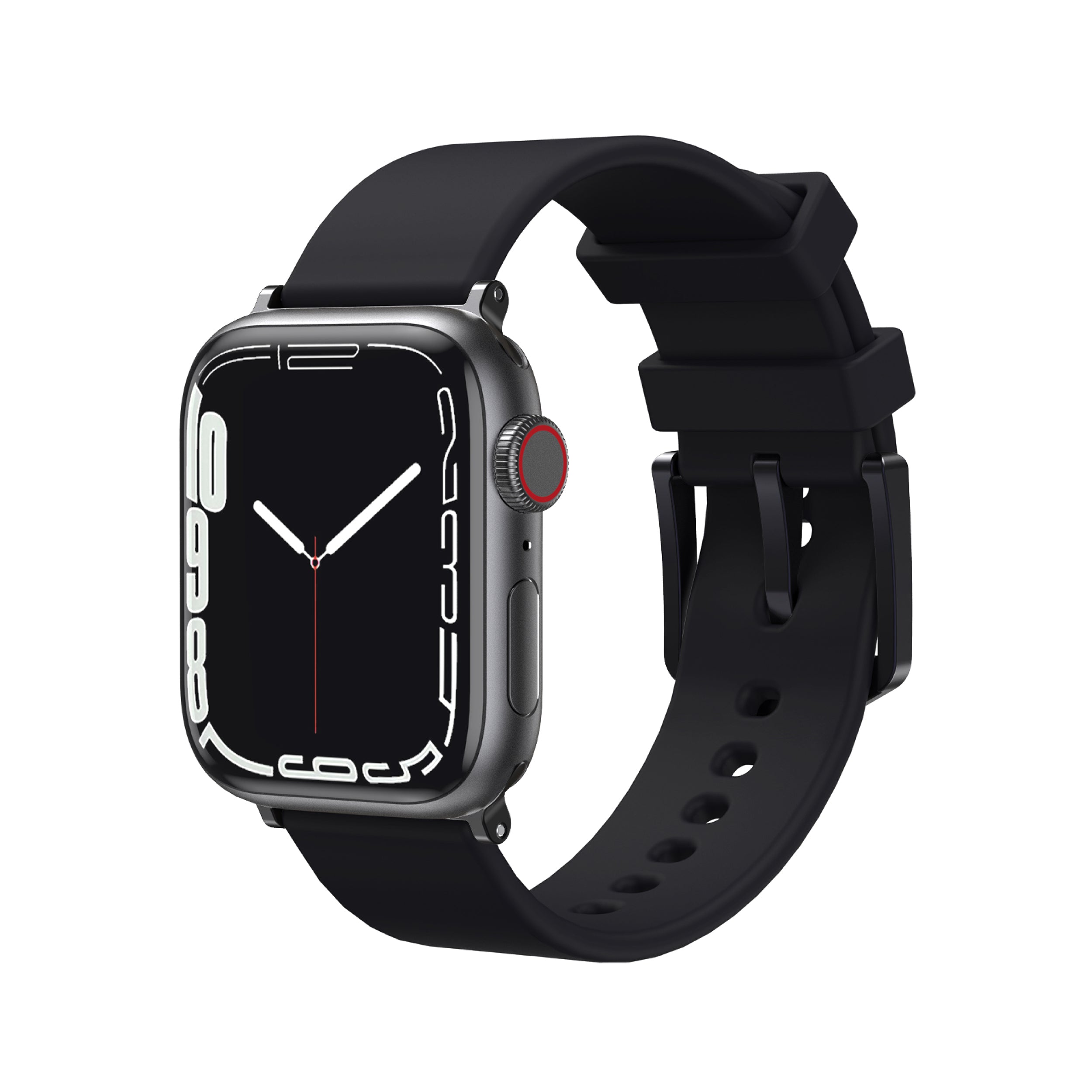 APPLE WATCH シリーズ 7/6/5/4/3/SE ULS バンド: ブラック