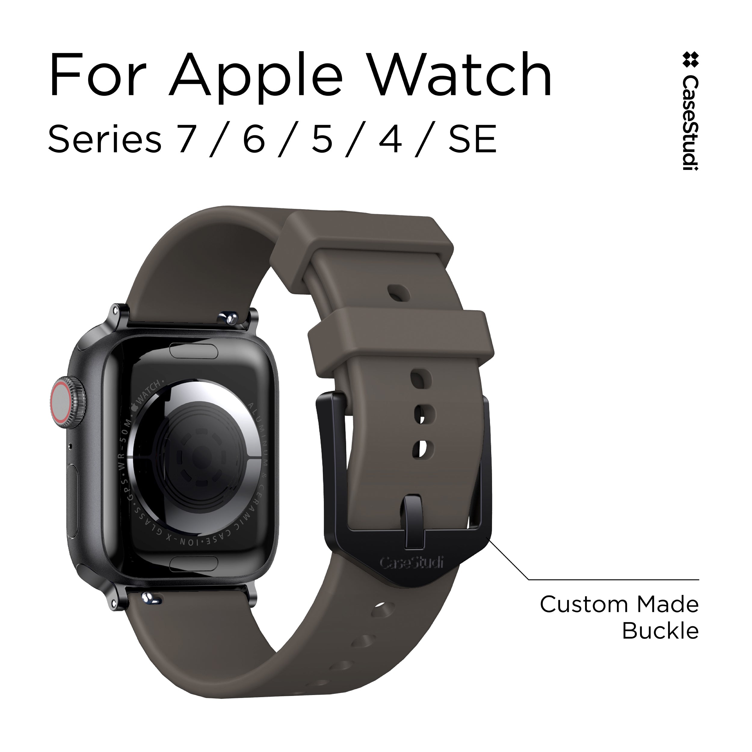 APPLE WATCH シリーズ 7/6/5/4/3/SE ULS バンド: カーキ