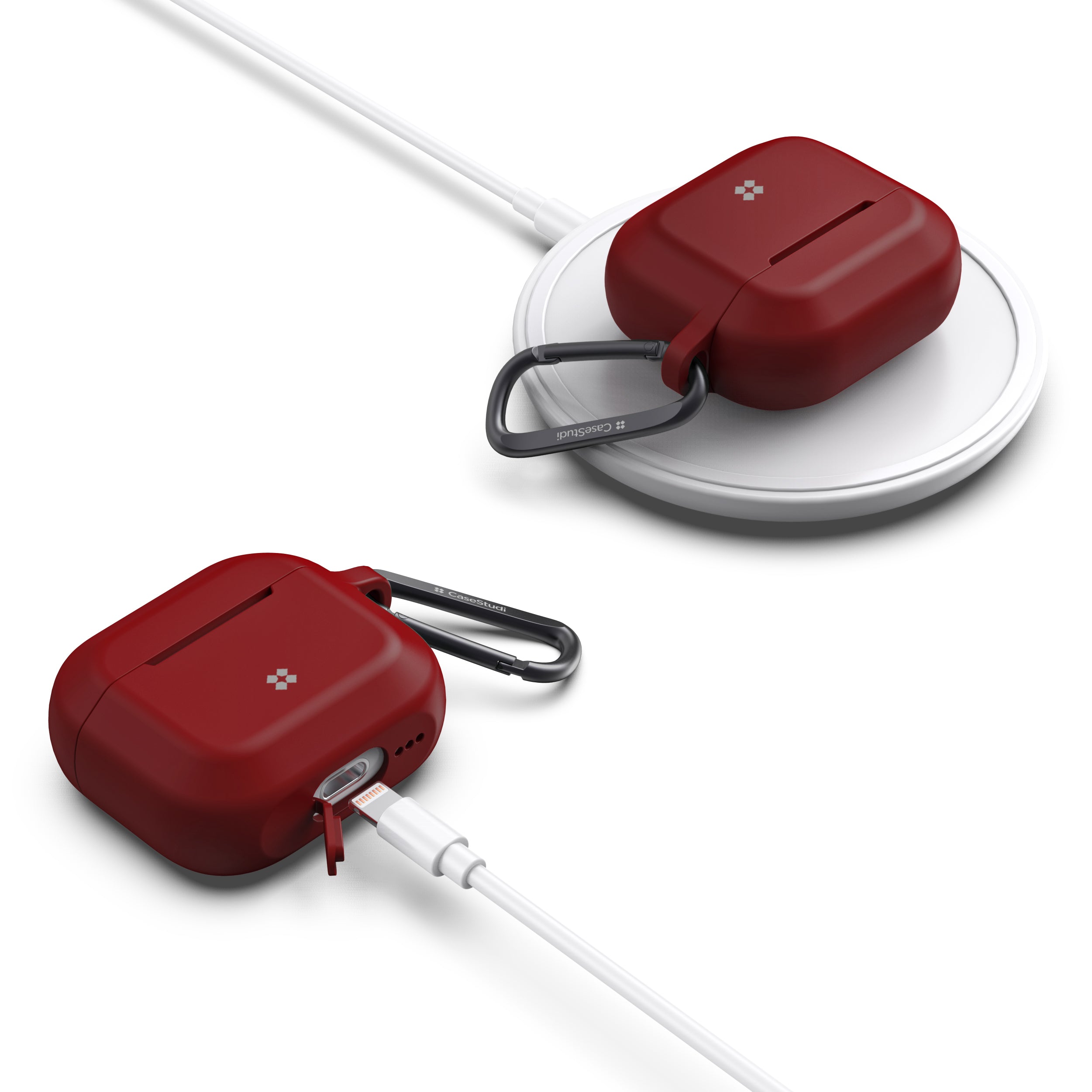 AIRPODS 3rd Generation CASE: EIGER RED