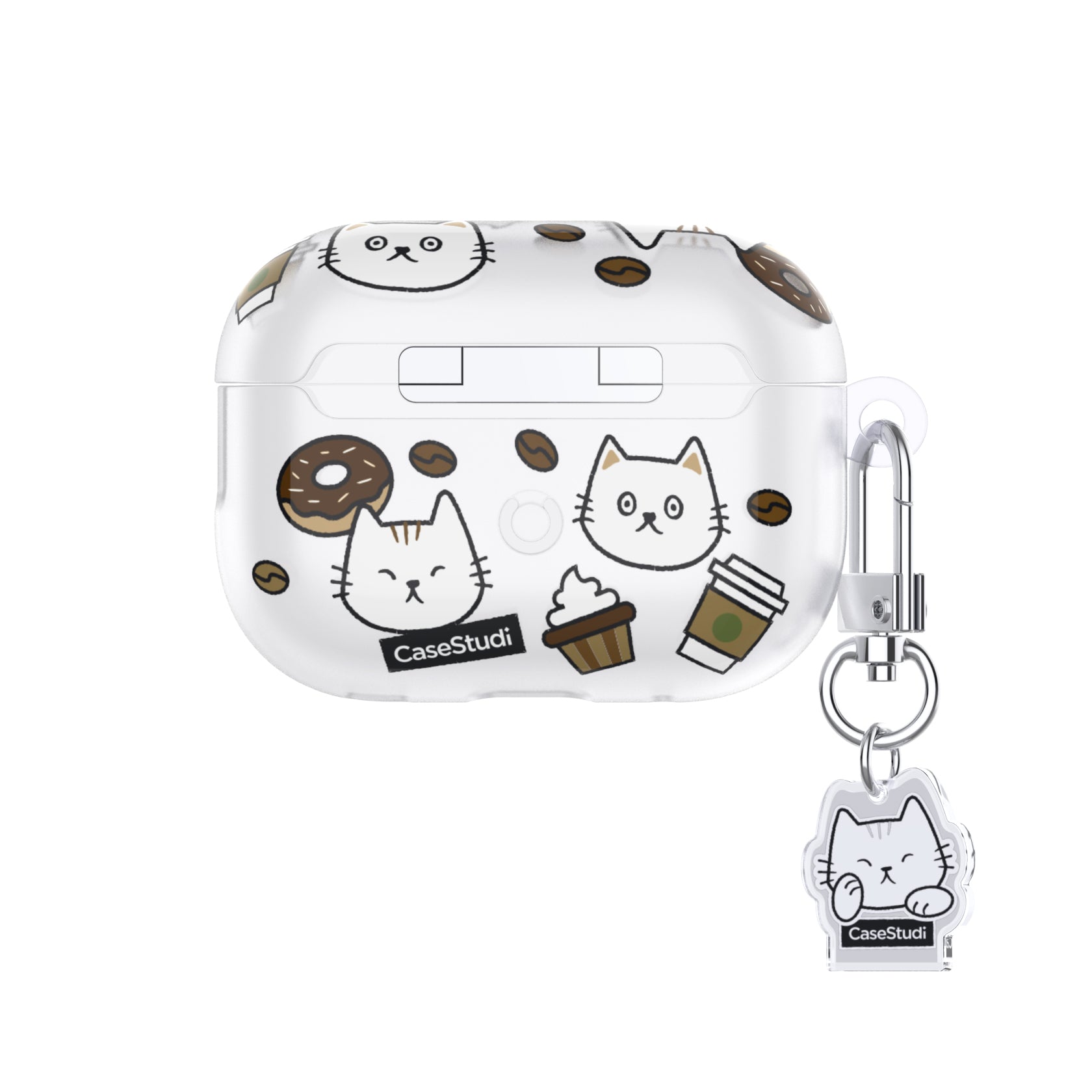 AIRPODS PRO 2 ケース: キャストコーヒーキャット