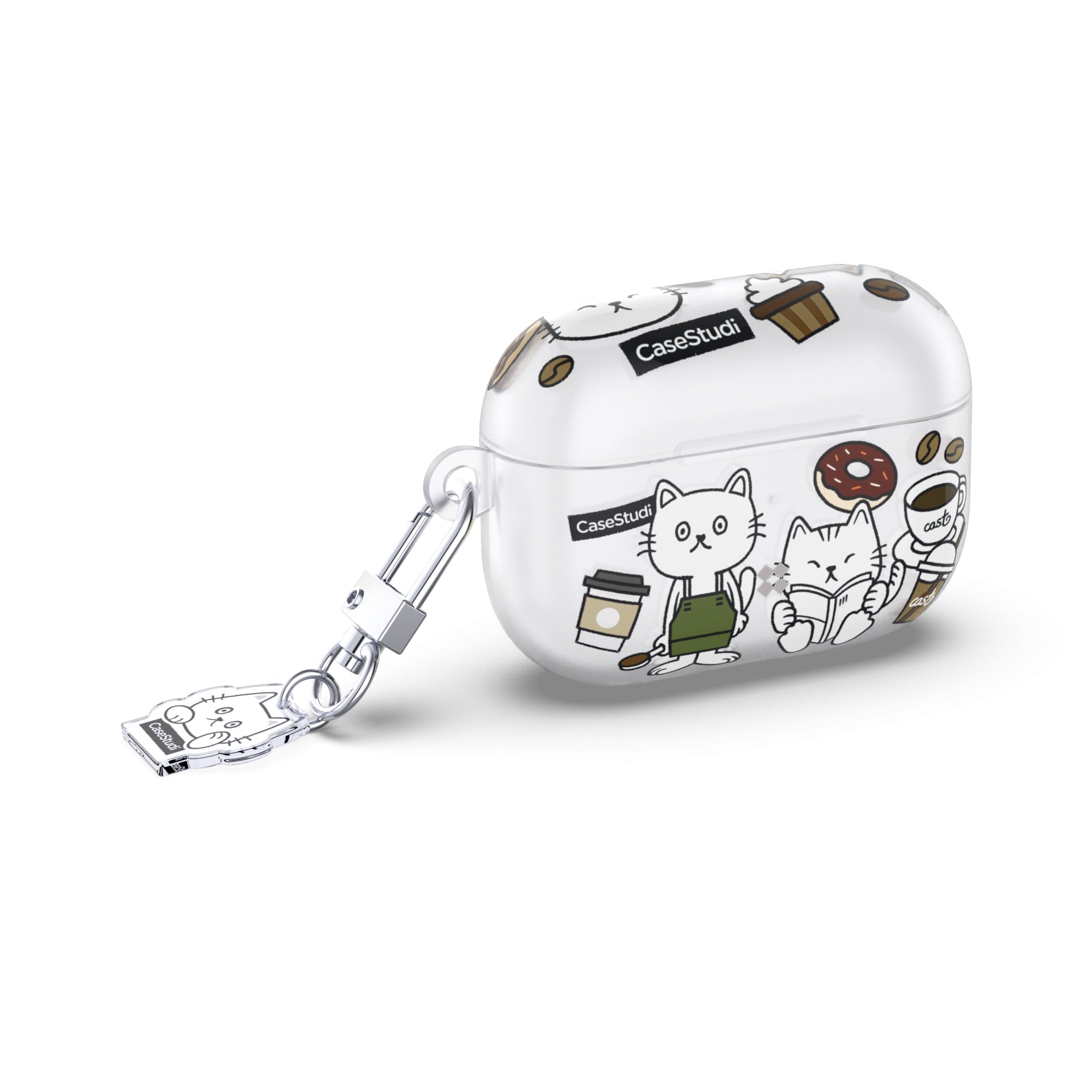 AIRPODS PRO 2 CASE: CAST COFFEE CAT