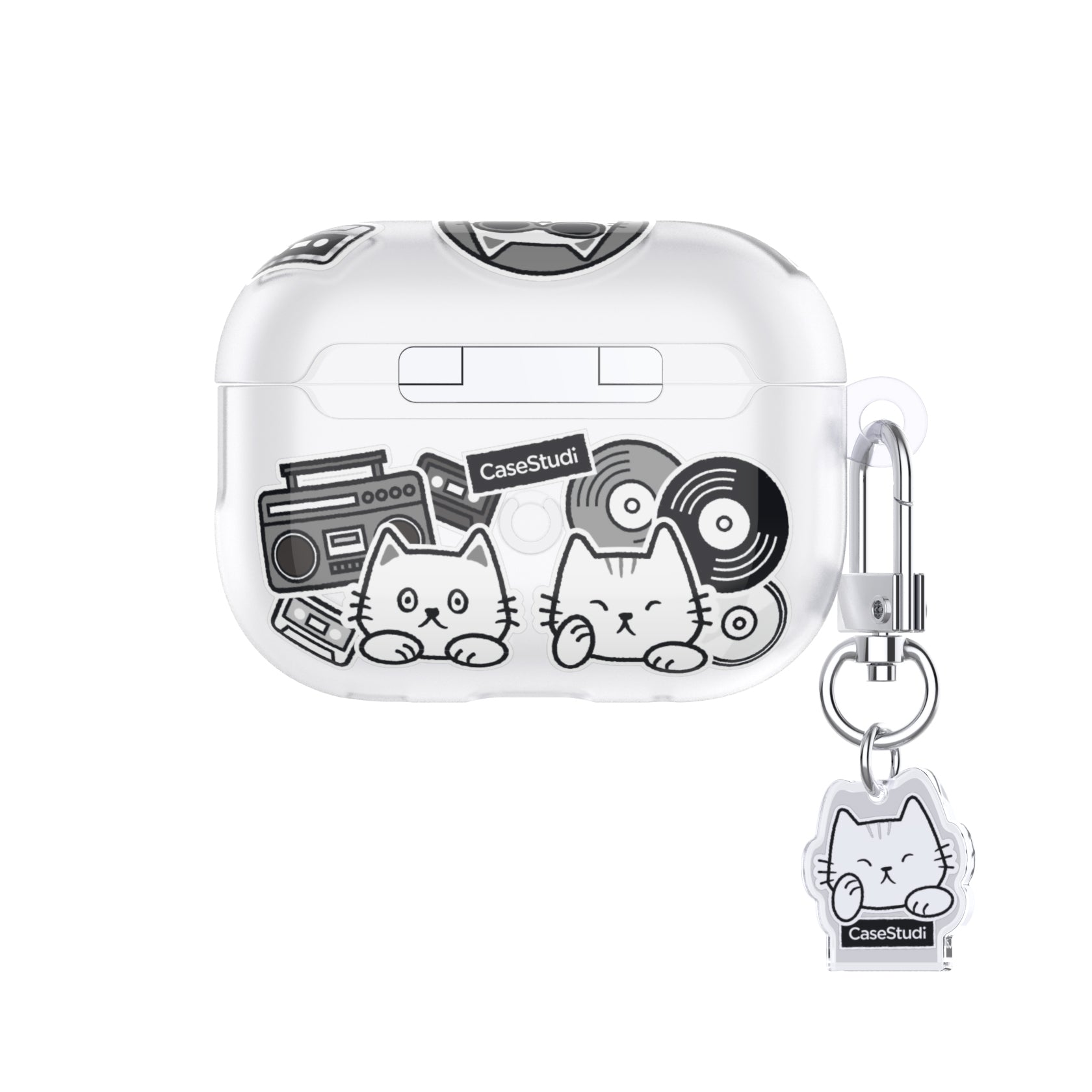 AIRPODS PRO 2 ケース: キャストミュージックキャット