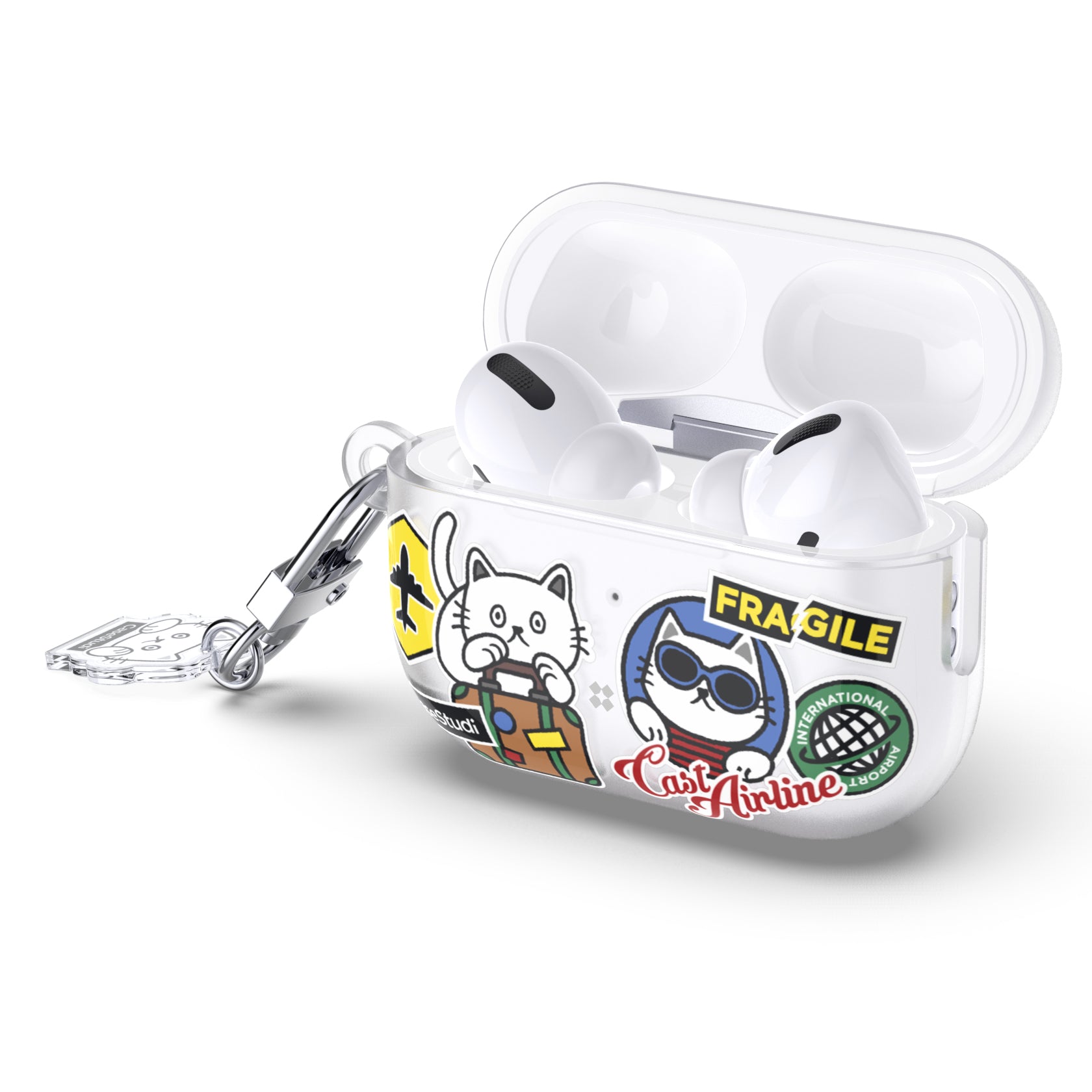 AIRPODS PRO 2 CASE: CAST TRAVEL CAT