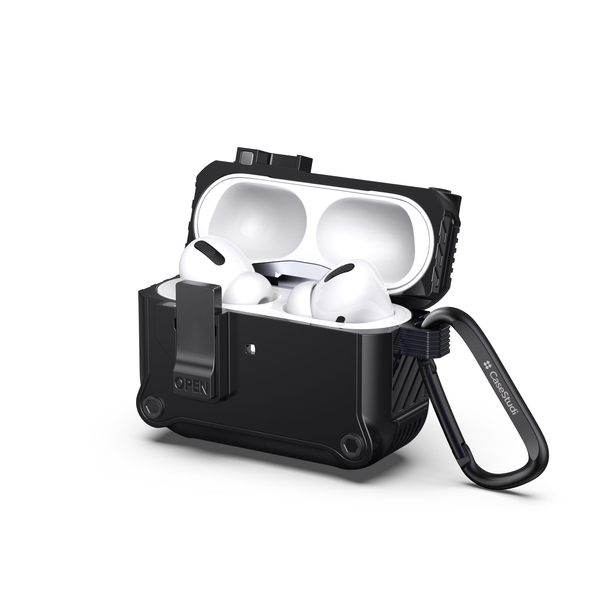 AIRPODS PRO 2 ケース: インパクト ブラック ケース