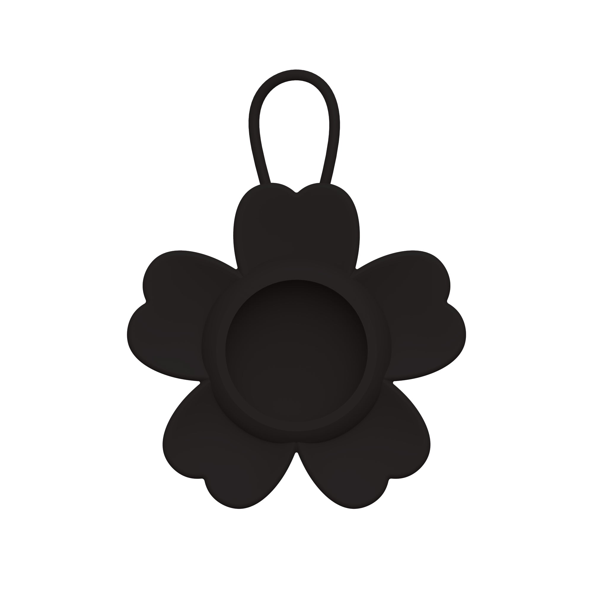 AIRTAG LUGGAGE TAG CASE: ASTER BLACK