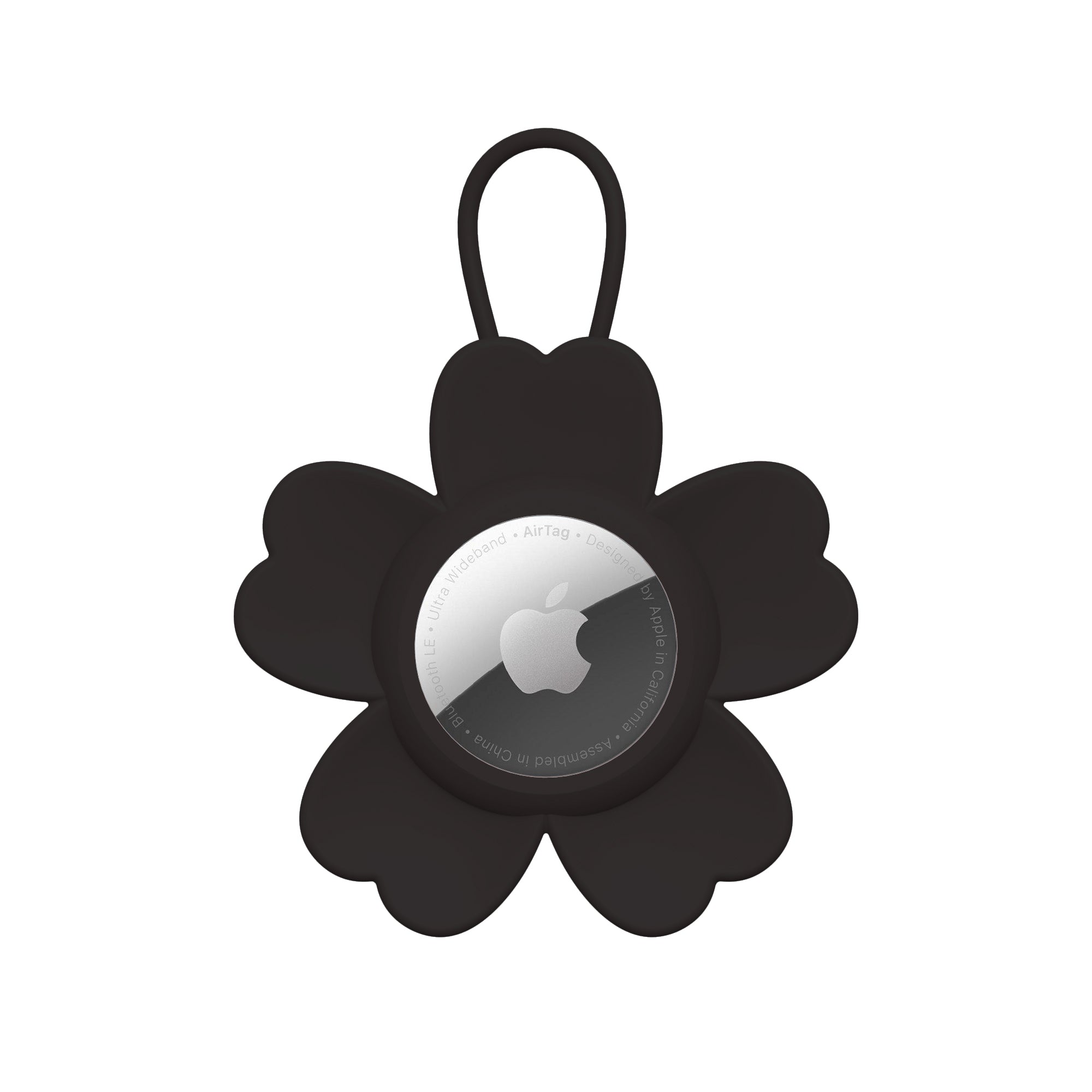 AIRTAG LUGGAGE TAG CASE: ASTER BLACK