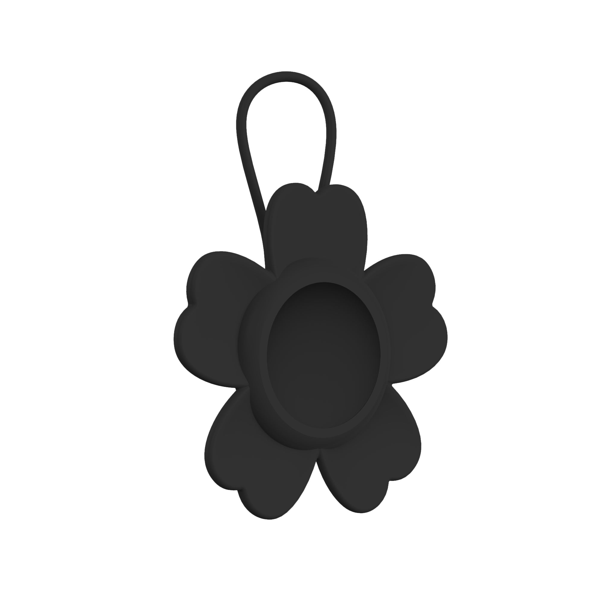 AIRTAG LUGGAGE TAG CASE: ASTER BLACK