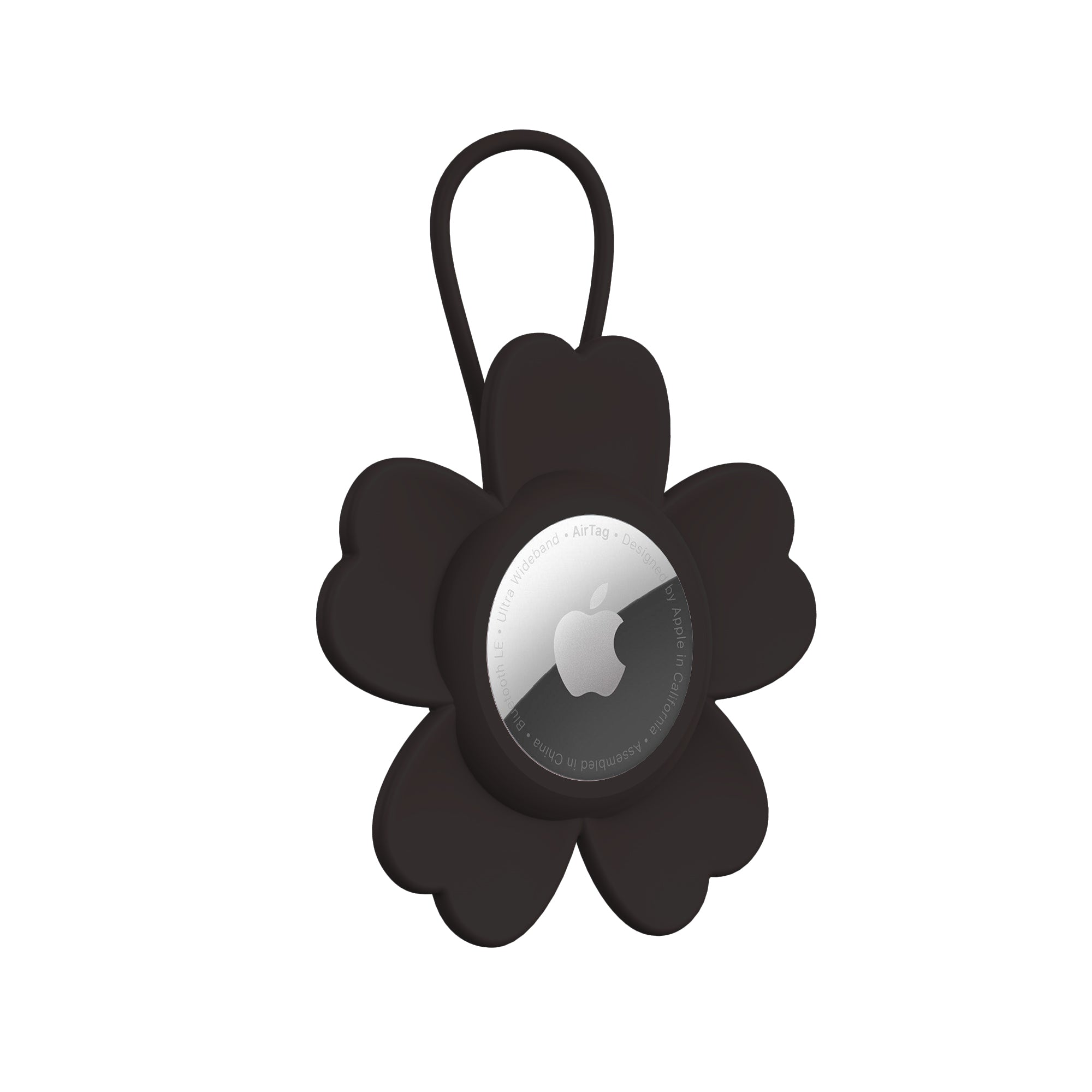 AIRTAG LUGGAGE TAG CASE: ASTER BLACK