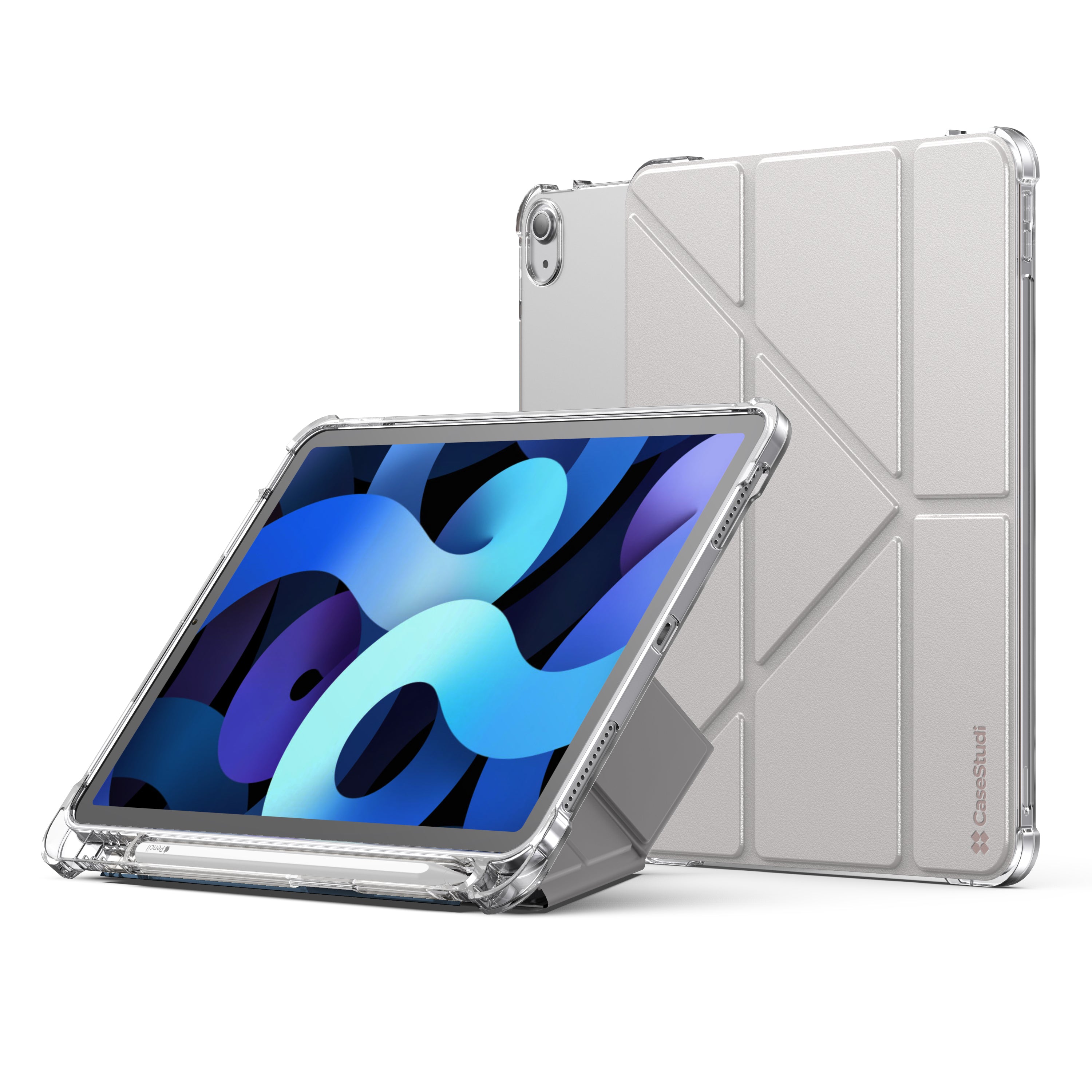 iPAD AIR (10.9") 超薄保護殼：灰色 (2021)