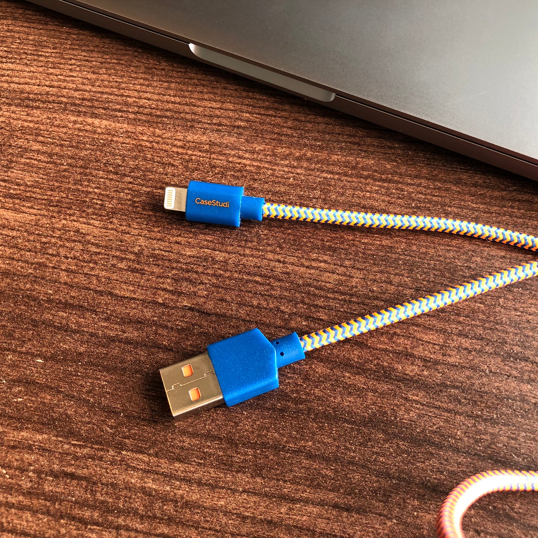 LIGHTNING CABLE: BALLISTIC LIGHT BLUE 1M