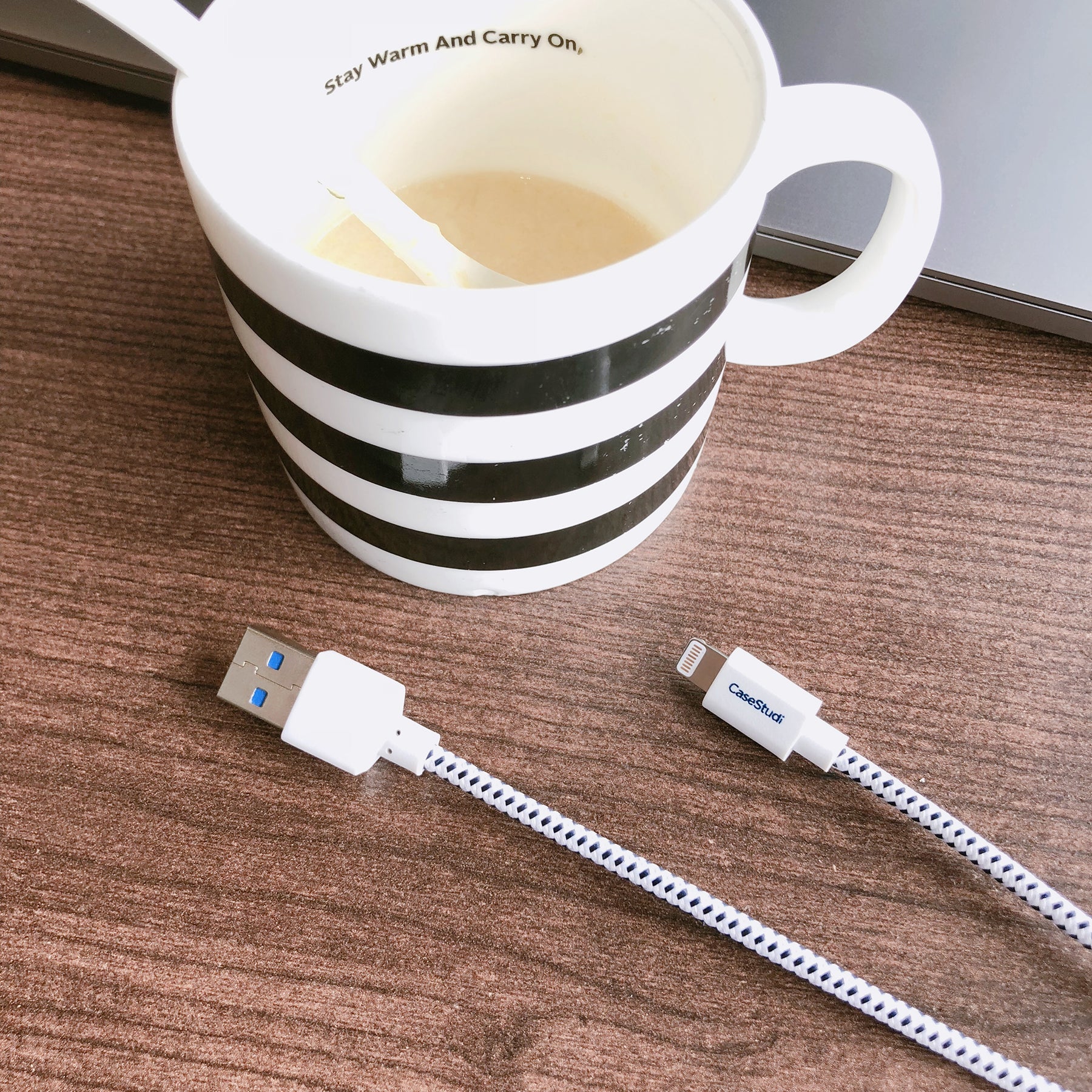 LIGHTNING CABLE: BALLISTIC WHITE 1M