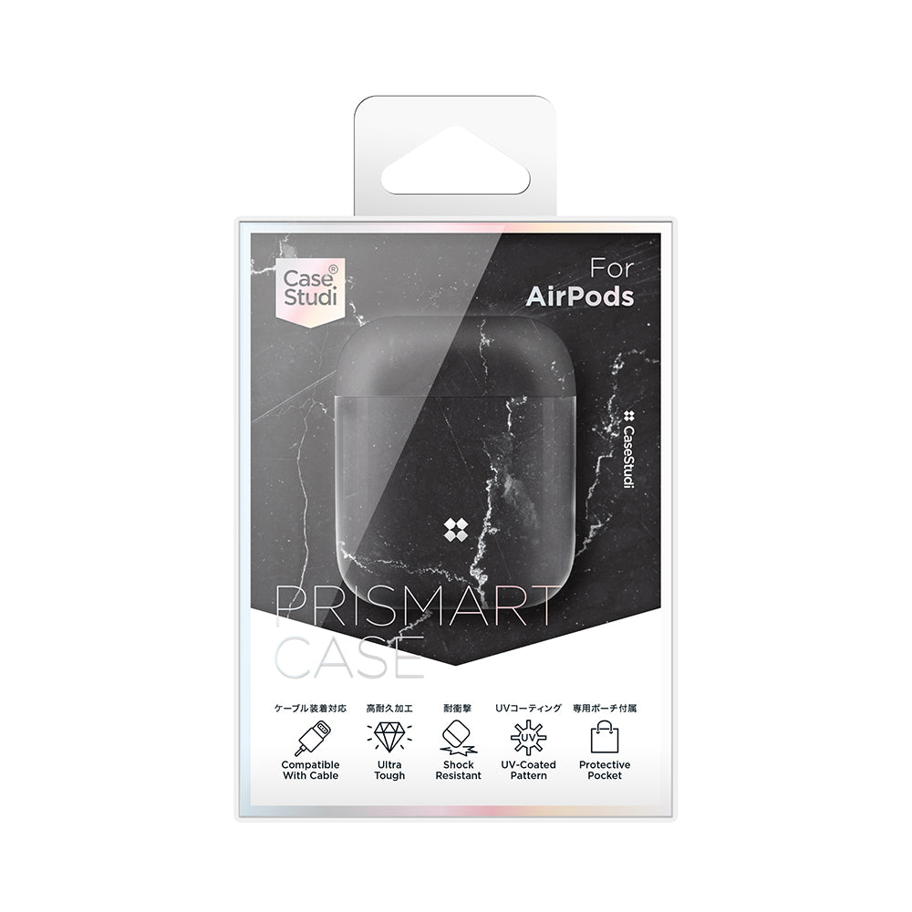 AIRPODS プリスマートケース: マーブルブラック