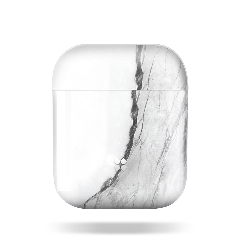 AIRPODS PRISMART 保護殼：大理石白