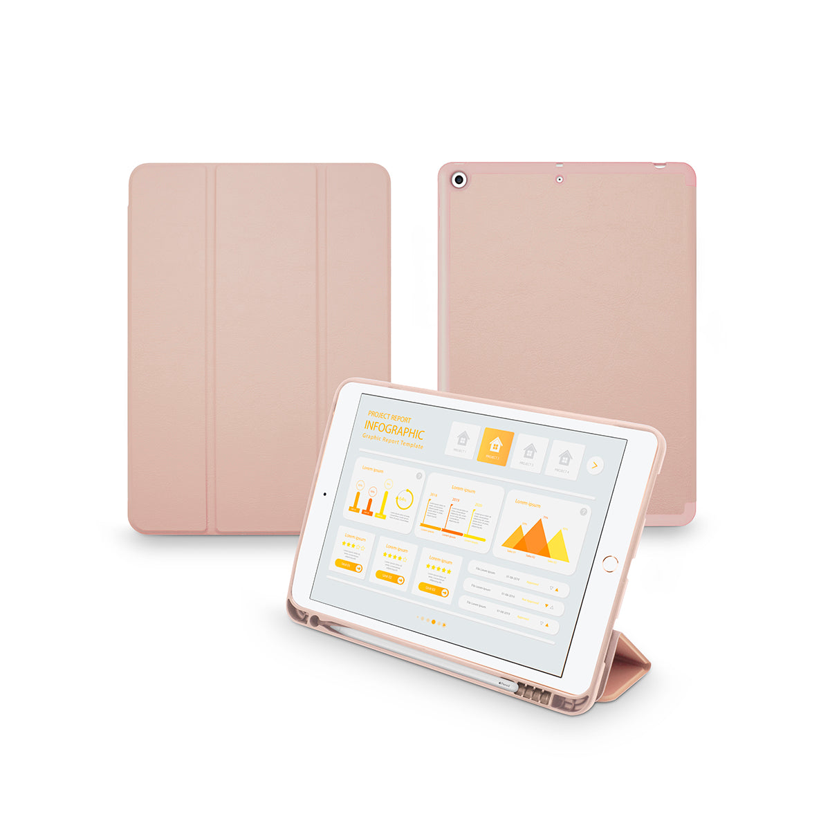 iPAD (10.2") ULTRA SLIM CASE: PINK