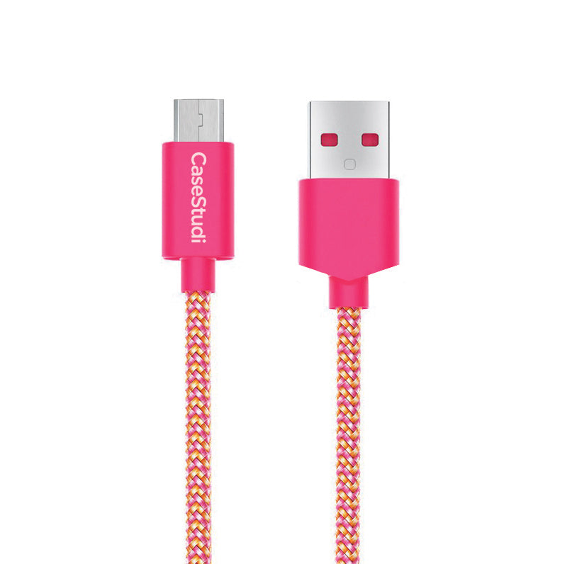 MICRO USB CABLE: BALLISTIC PINK 1M