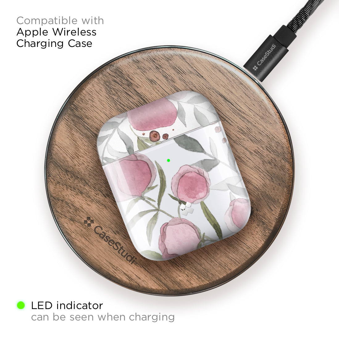 AIRPODS PRISMART 保護殼：ROSE