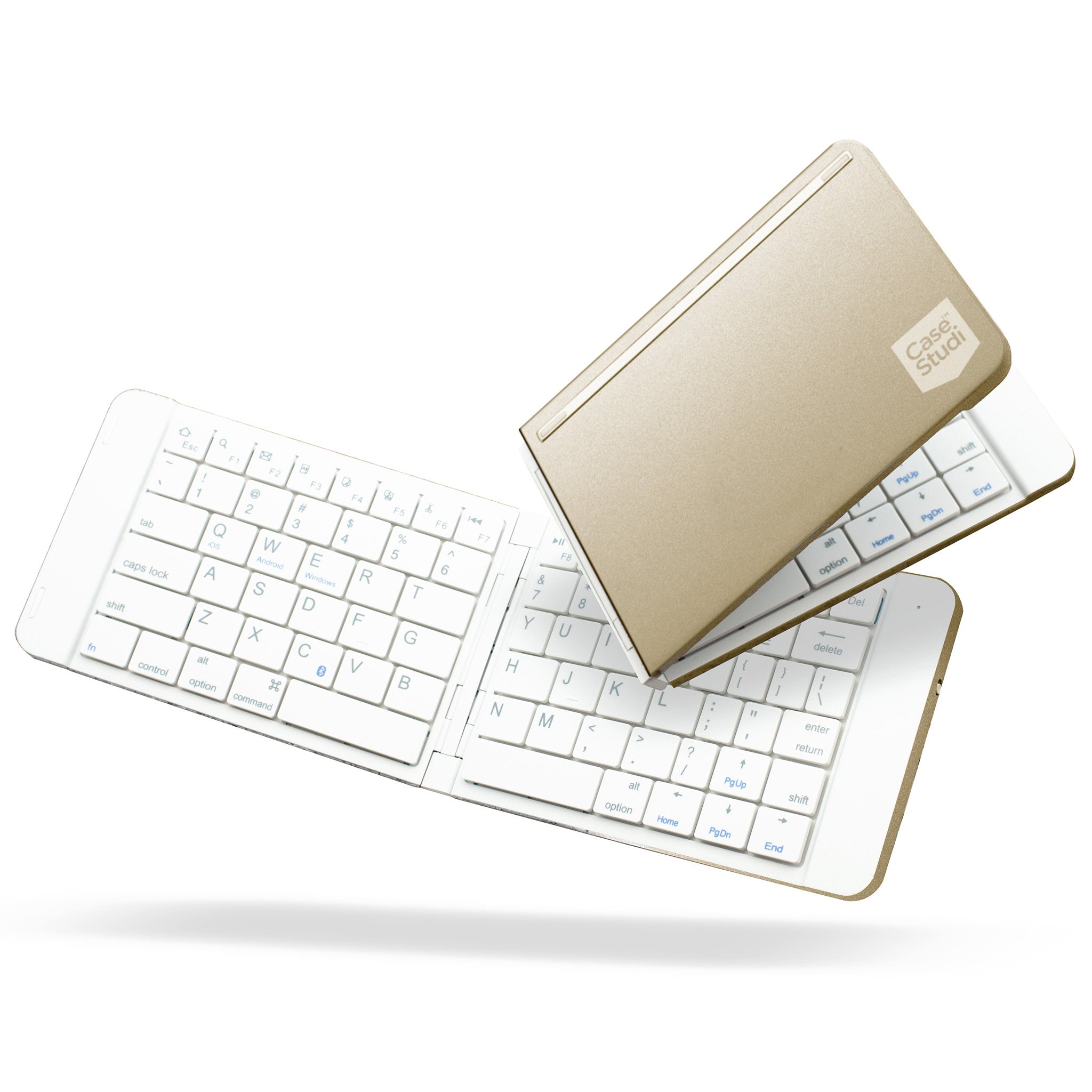 FOLDBOARD: FOLDABLE KEYBOARD (ALUMINIUM GOLD)